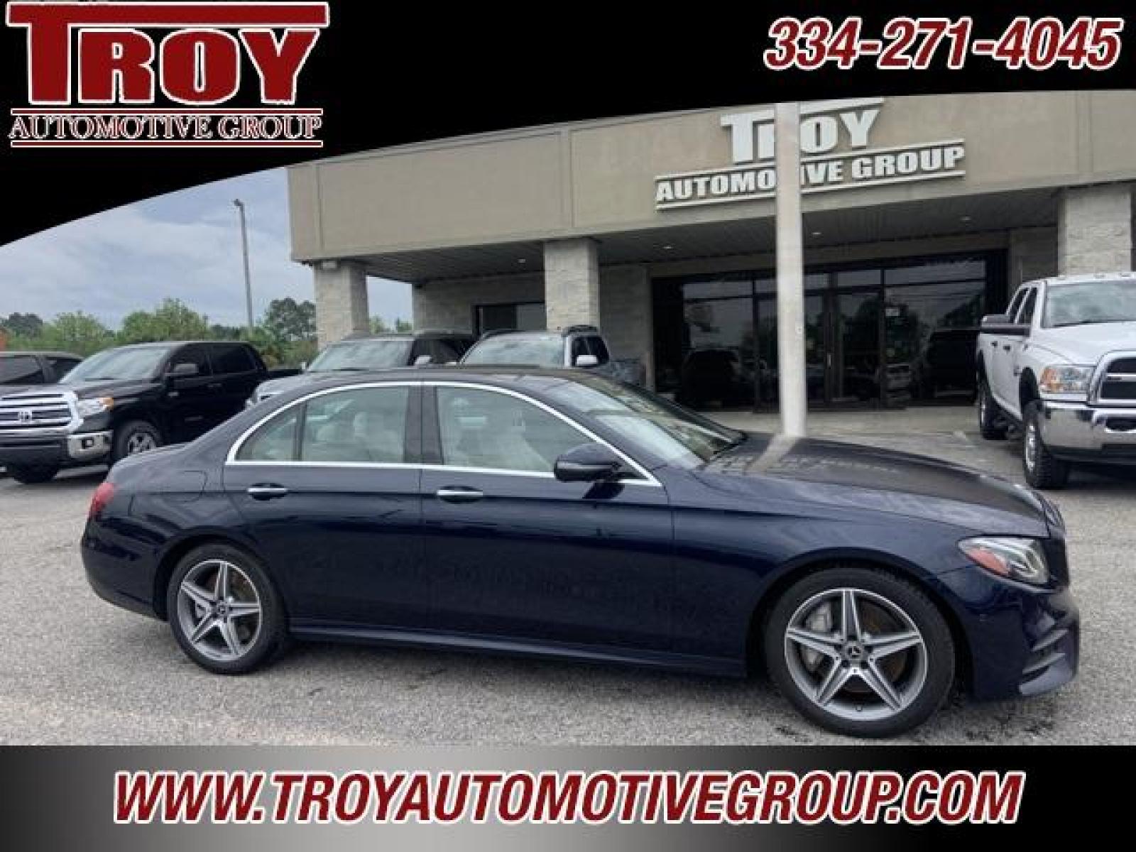 2019 Lunar Blue Metallic /Macchiato Beige/Black Mercedes-Benz E-Class E 450 (WDDZF6JBXKA) with an 3.0L V6 BiTurbo engine, Automatic transmission, located at 6812 Atlanta Hwy, Montgomery, AL, 36117, (334) 271-4045, 32.382118, -86.178673 - Blue 2019 Mercedes-Benz E-Class E 450 4MATIC 4MATIC 3.0L V6 BiTurbo 9-Speed Automatic<br><br>Financing Available---Top Value for Trades.<br><br>20/28 City/Highway MPG - Photo #8