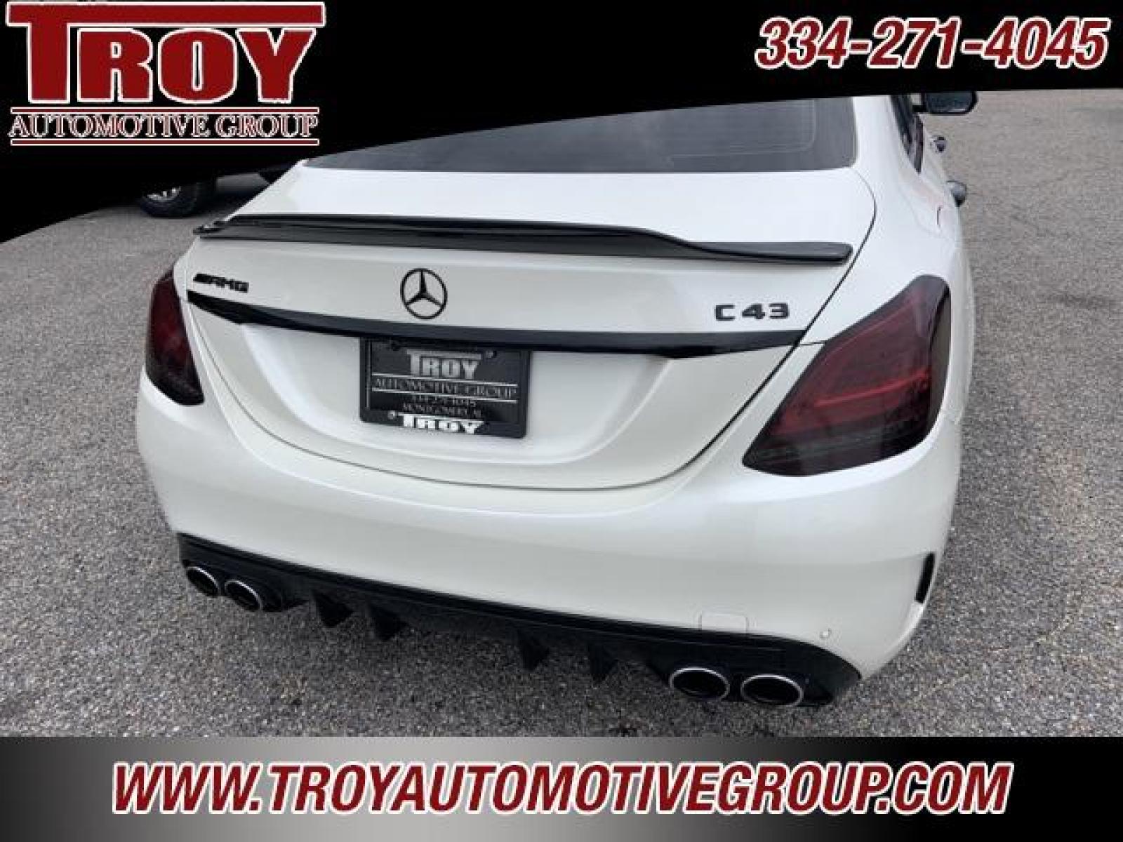 2020 White /Black Mercedes-Benz C-Class C 43 AMG (55SWF6EB7LU) with an 3.0L V6 BiTurbo engine, Automatic transmission, located at 6812 Atlanta Hwy, Montgomery, AL, 36117, (334) 271-4045, 32.382118, -86.178673 - Priced below KBB Fair Purchase Price!<br><br>White 2020 Mercedes-Benz C-Class C 43 AMG 4MATIC 4MATIC 3.0L V6 BiTurbo 9-Speed Automatic<br><br>Financing Available---Top Value for Trades.<br><br>19/27 City/Highway MPG<br><br><br>Awards:<br> * JD Power Initial Quality Study (IQS) - Photo #11