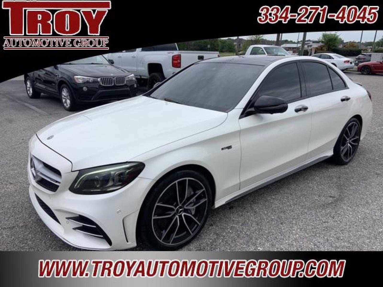 2020 White /Black Mercedes-Benz C-Class C 43 AMG (55SWF6EB7LU) with an 3.0L V6 BiTurbo engine, Automatic transmission, located at 6812 Atlanta Hwy, Montgomery, AL, 36117, (334) 271-4045, 32.382118, -86.178673 - Priced below KBB Fair Purchase Price!<br><br>White 2020 Mercedes-Benz C-Class C 43 AMG 4MATIC 4MATIC 3.0L V6 BiTurbo 9-Speed Automatic<br><br>Financing Available---Top Value for Trades.<br><br>19/27 City/Highway MPG<br><br><br>Awards:<br> * JD Power Initial Quality Study (IQS) - Photo #2