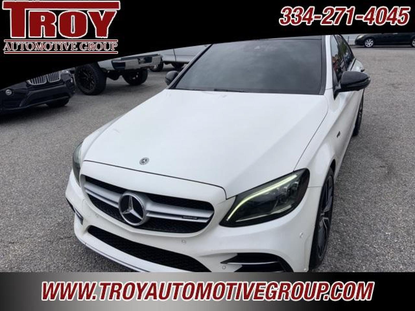 2020 White /Black Mercedes-Benz C-Class C 43 AMG (55SWF6EB7LU) with an 3.0L V6 BiTurbo engine, Automatic transmission, located at 6812 Atlanta Hwy, Montgomery, AL, 36117, (334) 271-4045, 32.382118, -86.178673 - Priced below KBB Fair Purchase Price!<br><br>White 2020 Mercedes-Benz C-Class C 43 AMG 4MATIC 4MATIC 3.0L V6 BiTurbo 9-Speed Automatic<br><br>Financing Available---Top Value for Trades.<br><br>19/27 City/Highway MPG<br><br><br>Awards:<br> * JD Power Initial Quality Study (IQS) - Photo #3