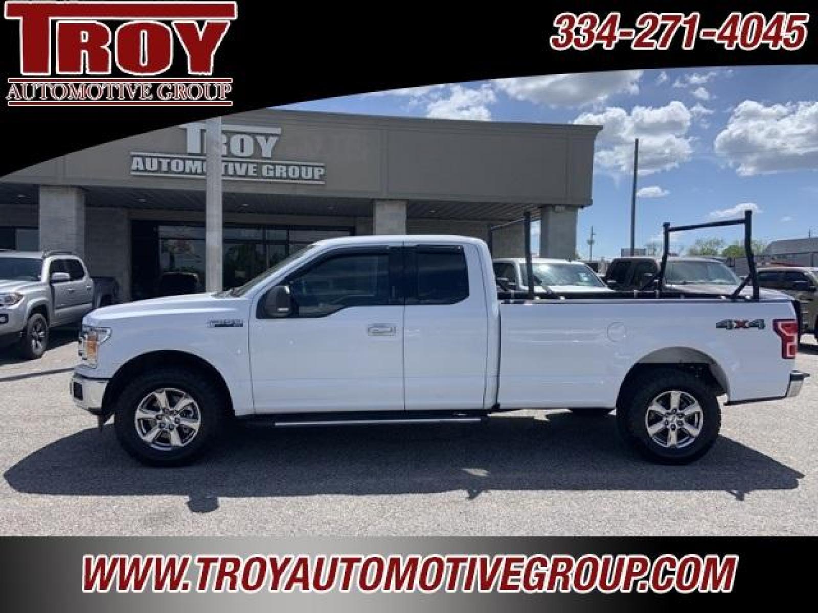 2018 Oxford White /Medium Earth Gray Ford F-150 XLT (1FTFX1EG8JK) with an 3.5L V6 EcoBoost engine, Automatic transmission, located at 6812 Atlanta Hwy, Montgomery, AL, 36117, (334) 271-4045, 32.382118, -86.178673 - Photo #0