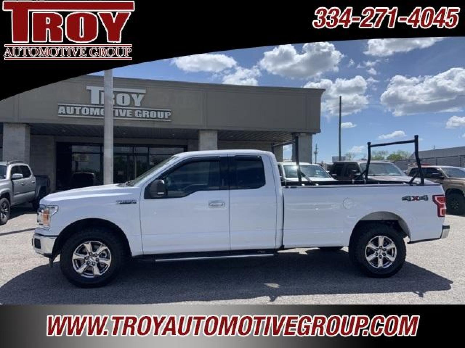 2018 Oxford White /Medium Earth Gray Ford F-150 XLT (1FTFX1EG8JK) with an 3.5L V6 EcoBoost engine, Automatic transmission, located at 6812 Atlanta Hwy, Montgomery, AL, 36117, (334) 271-4045, 32.382118, -86.178673 - Photo #1