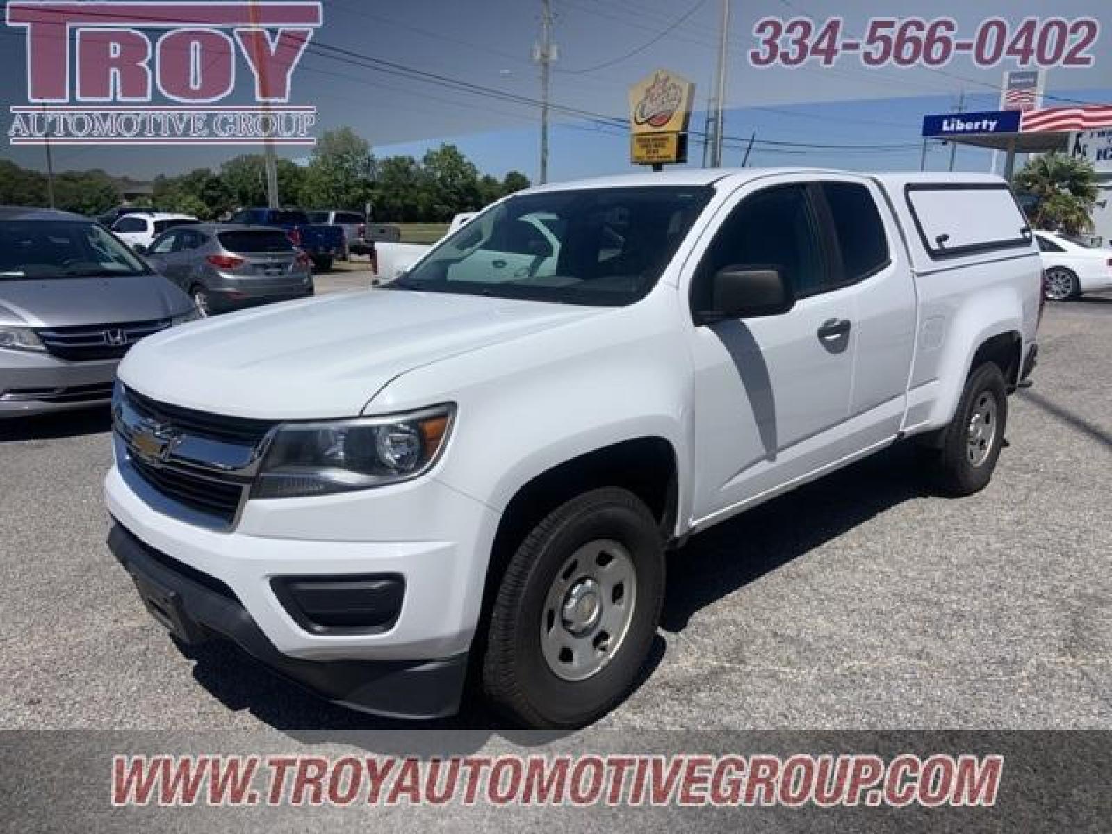 2018 Summit White /Jet Black/Dark Ash Chevrolet Colorado Work Truck (1GCHSBEA9J1) with an 2.5L I4 DI DOHC VVT engine, Automatic transmission, located at 6812 Atlanta Hwy, Montgomery, AL, 36117, (334) 271-4045, 32.382118, -86.178673 - Photo #2