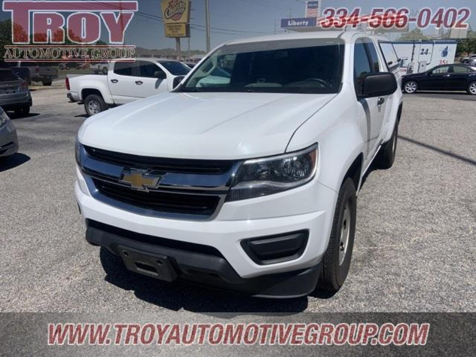 2018 Summit White /Jet Black/Dark Ash Chevrolet Colorado Work Truck (1GCHSBEA9J1) with an 2.5L I4 DI DOHC VVT engine, Automatic transmission, located at 6812 Atlanta Hwy, Montgomery, AL, 36117, (334) 271-4045, 32.382118, -86.178673 - Photo #3