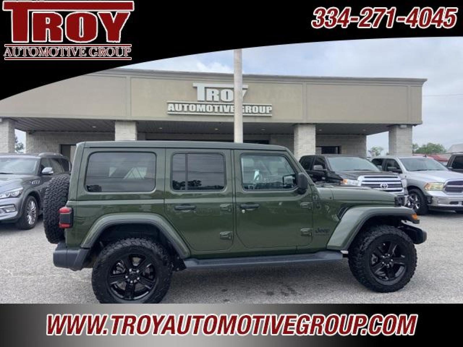 2020 Sarge Green Clearcoat /Black Jeep Wrangler Unlimited Sahara (1C4HJXEM2LW) with an 3.0L V6 Turbodiesel engine, Automatic transmission, located at 6812 Atlanta Hwy, Montgomery, AL, 36117, (334) 271-4045, 32.382118, -86.178673 - Photo #10