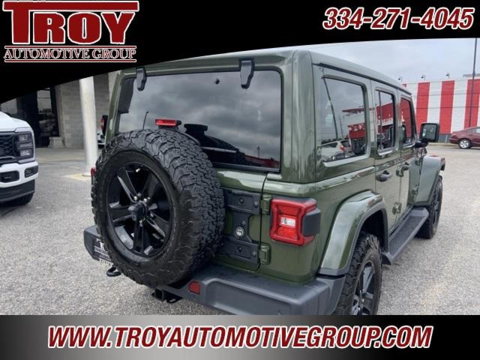 2020 Sarge Green Clearcoat /Black Jeep Wrangler Unlimited Sahara (1C4HJXEM2LW) with an 3.0L V6 Turbodiesel engine, Automatic transmission, located at 6812 Atlanta Hwy, Montgomery, AL, 36117, (334) 271-4045, 32.382118, -86.178673 - Photo #13