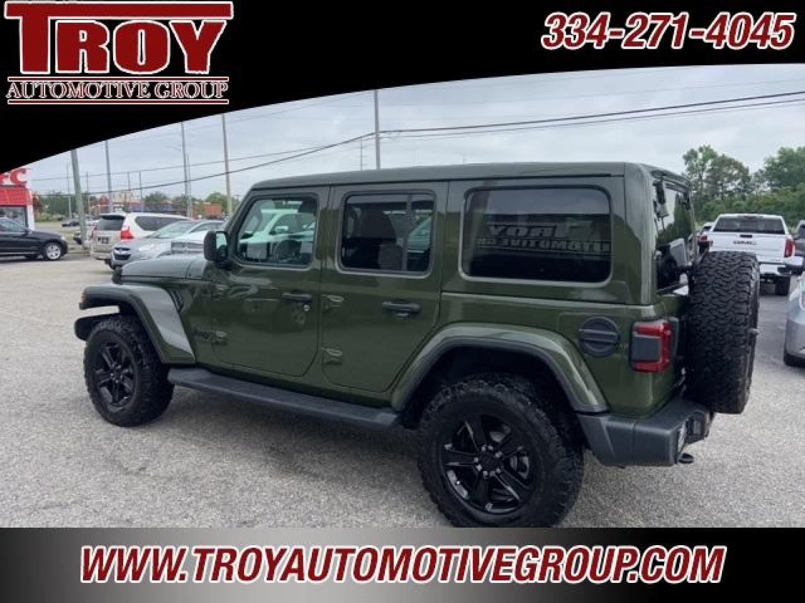 2020 Sarge Green Clearcoat /Black Jeep Wrangler Unlimited Sahara (1C4HJXEM2LW) with an 3.0L V6 Turbodiesel engine, Automatic transmission, located at 6812 Atlanta Hwy, Montgomery, AL, 36117, (334) 271-4045, 32.382118, -86.178673 - Photo #17