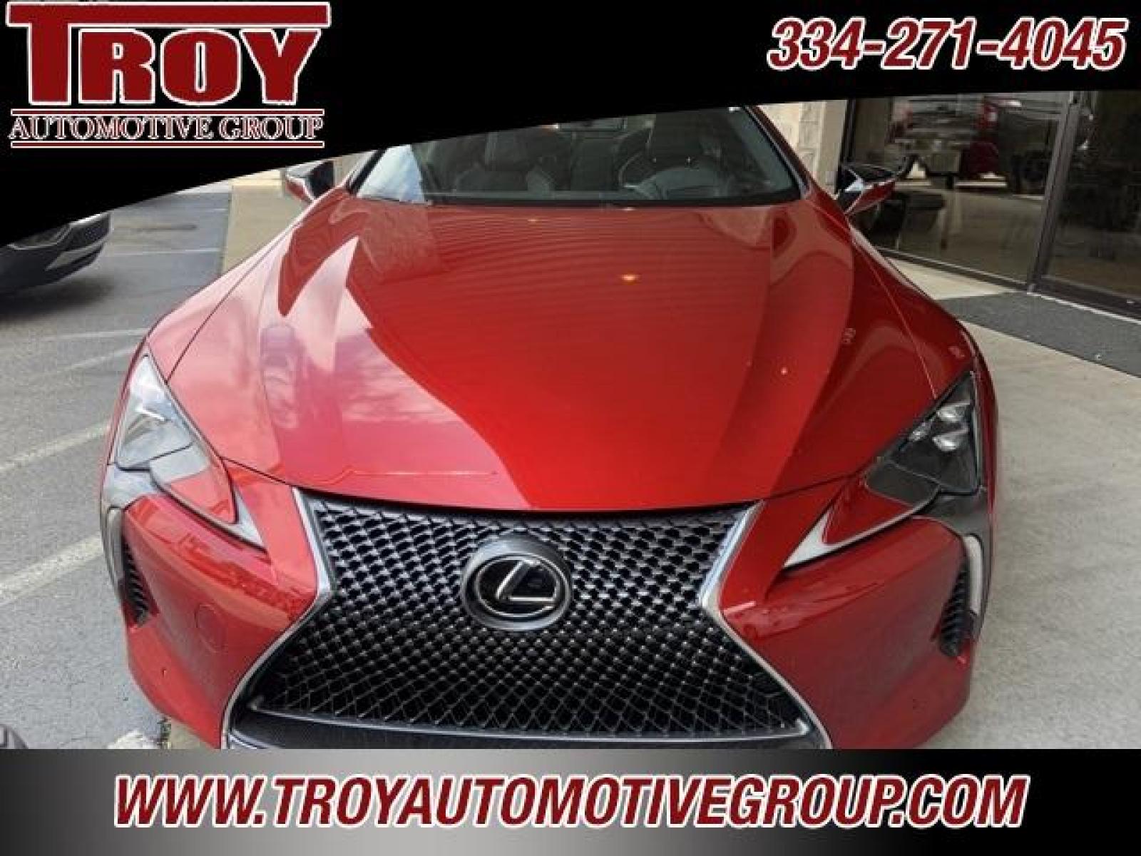 2018 Infrared /Black Lexus LC 500 (JTHHP5AY2JA) with an 5.0L DOHC engine, Automatic transmission, located at 6812 Atlanta Hwy, Montgomery, AL, 36117, (334) 271-4045, 32.382118, -86.178673 - Photo #11