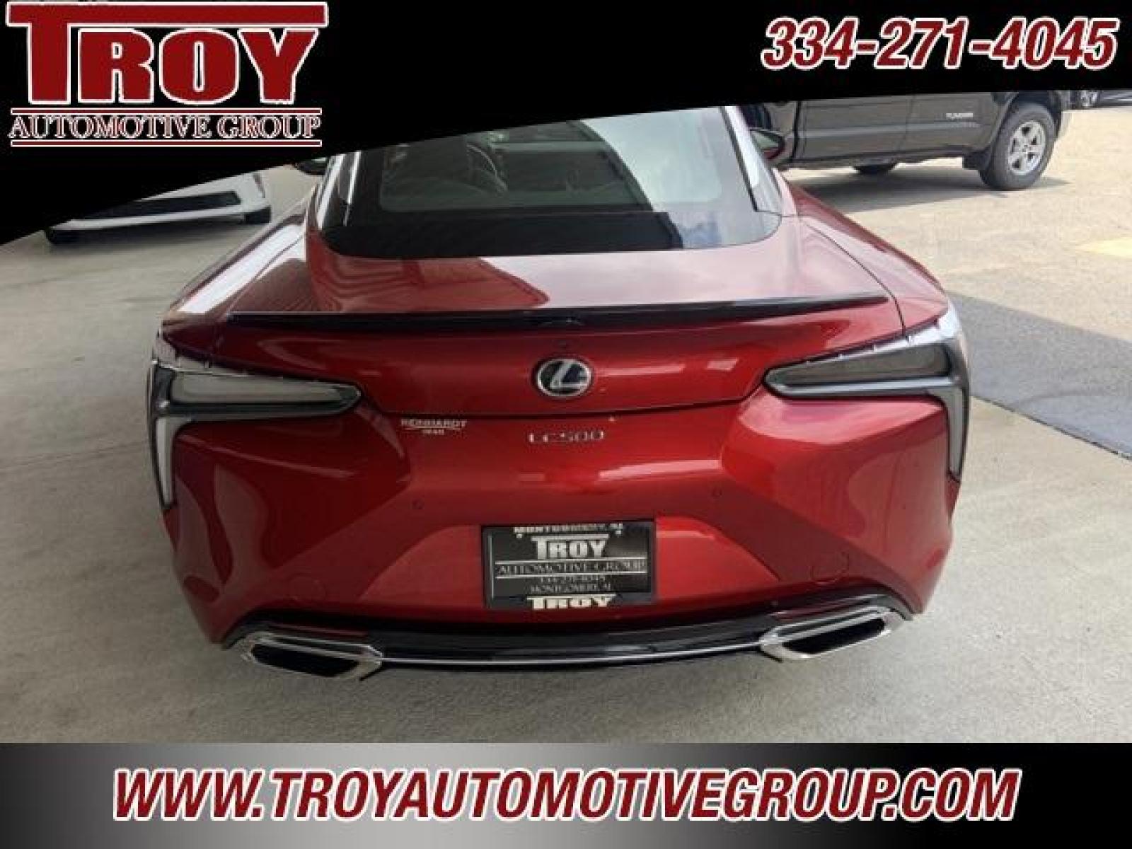 2018 Infrared /Black Lexus LC 500 (JTHHP5AY2JA) with an 5.0L DOHC engine, Automatic transmission, located at 6812 Atlanta Hwy, Montgomery, AL, 36117, (334) 271-4045, 32.382118, -86.178673 - Photo #7