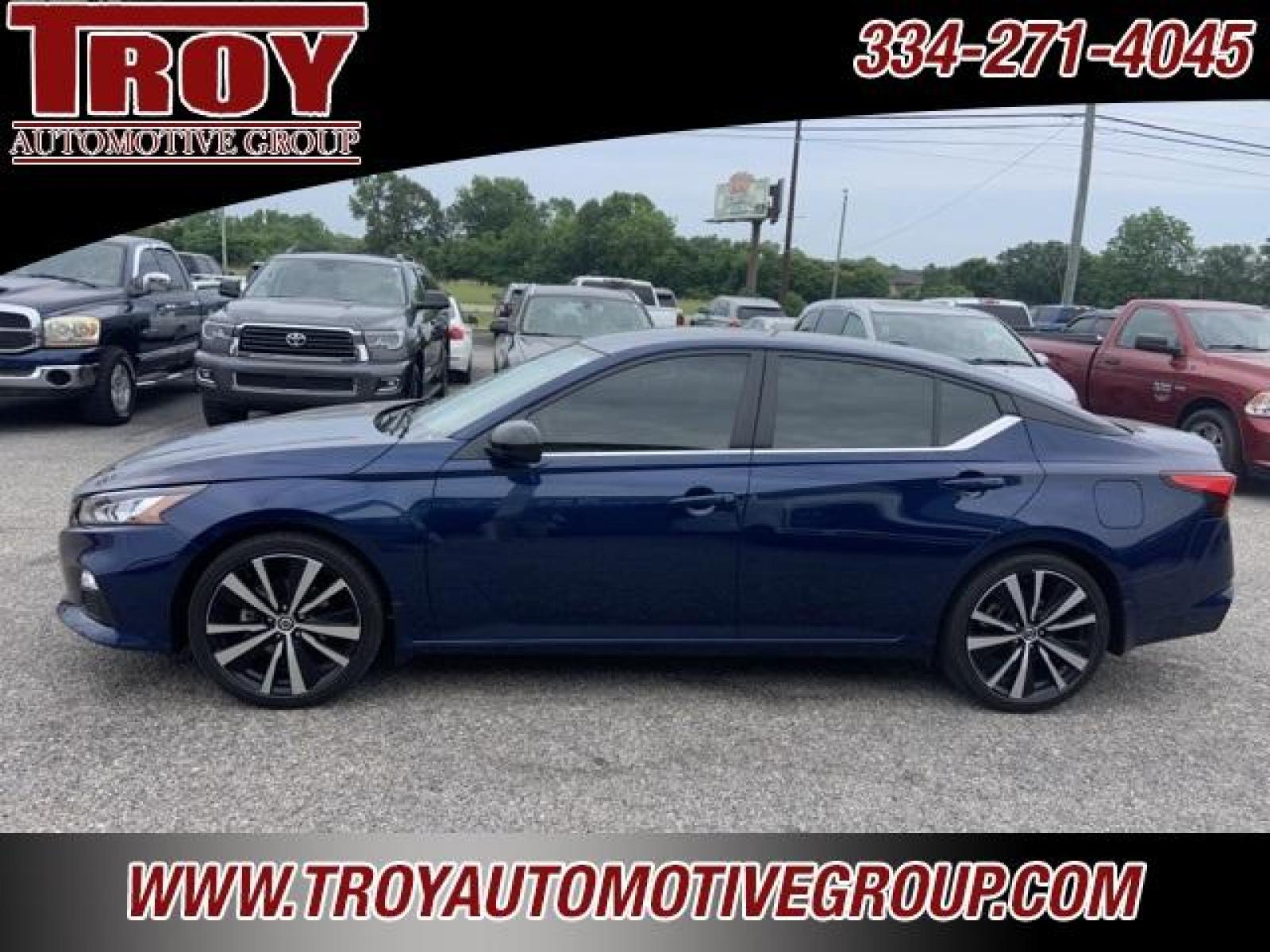 2021 Deep Blue Pearl /Charcoal Nissan Altima 2.5 SR (1N4BL4CV6MN) with an 2.5L 4-Cylinder DOHC 16V engine, CVT transmission, located at 6812 Atlanta Hwy, Montgomery, AL, 36117, (334) 271-4045, 32.382118, -86.178673 - Deep Blue Pearl 2021 Nissan Altima 2.5 SR FWD 2.5L 4-Cylinder DOHC 16V CVT with Xtronic<br><br>Financing Available---Top Value for Trades.<br><br>Odometer is 33411 miles below market average! 28/39 City/Highway MPG<br><br><br>Awards:<br> * JD Power Initial Quality Study (IQS) - Photo #0