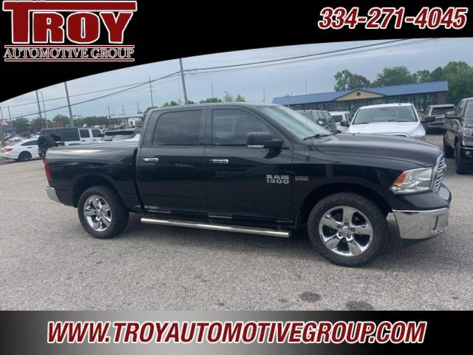 2017 Brilliant Black Crystal Pearlcoat /Diesel Gray/Black Ram 1500 Big Horn (1C6RR6LT1HS) with an HEMI 5.7L V8 Multi Displacement VVT engine, Automatic transmission, located at 6812 Atlanta Hwy, Montgomery, AL, 36117, (334) 271-4045, 32.382118, -86.178673 - Photo #7