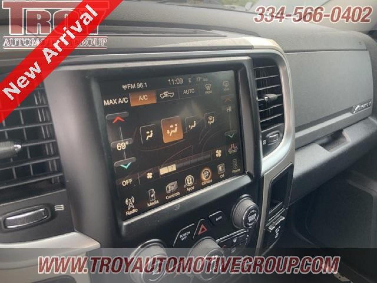 2017 Brilliant Black Crystal Pearlcoat /Diesel Gray/Black Ram 1500 Big Horn (1C6RR6LT1HS) with an HEMI 5.7L V8 Multi Displacement VVT engine, Automatic transmission, located at 6812 Atlanta Hwy, Montgomery, AL, 36117, (334) 271-4045, 32.382118, -86.178673 - Brilliant Black Crystal Pearlcoat 2017 Ram 1500 Big Horn RWD HEMI 5.7L V8 Multi Displacement VVT 8-Speed Automatic<br><br>Financing Available---Top Value for Trades.<br><br>Odometer is 8484 miles below market average! - Photo #27