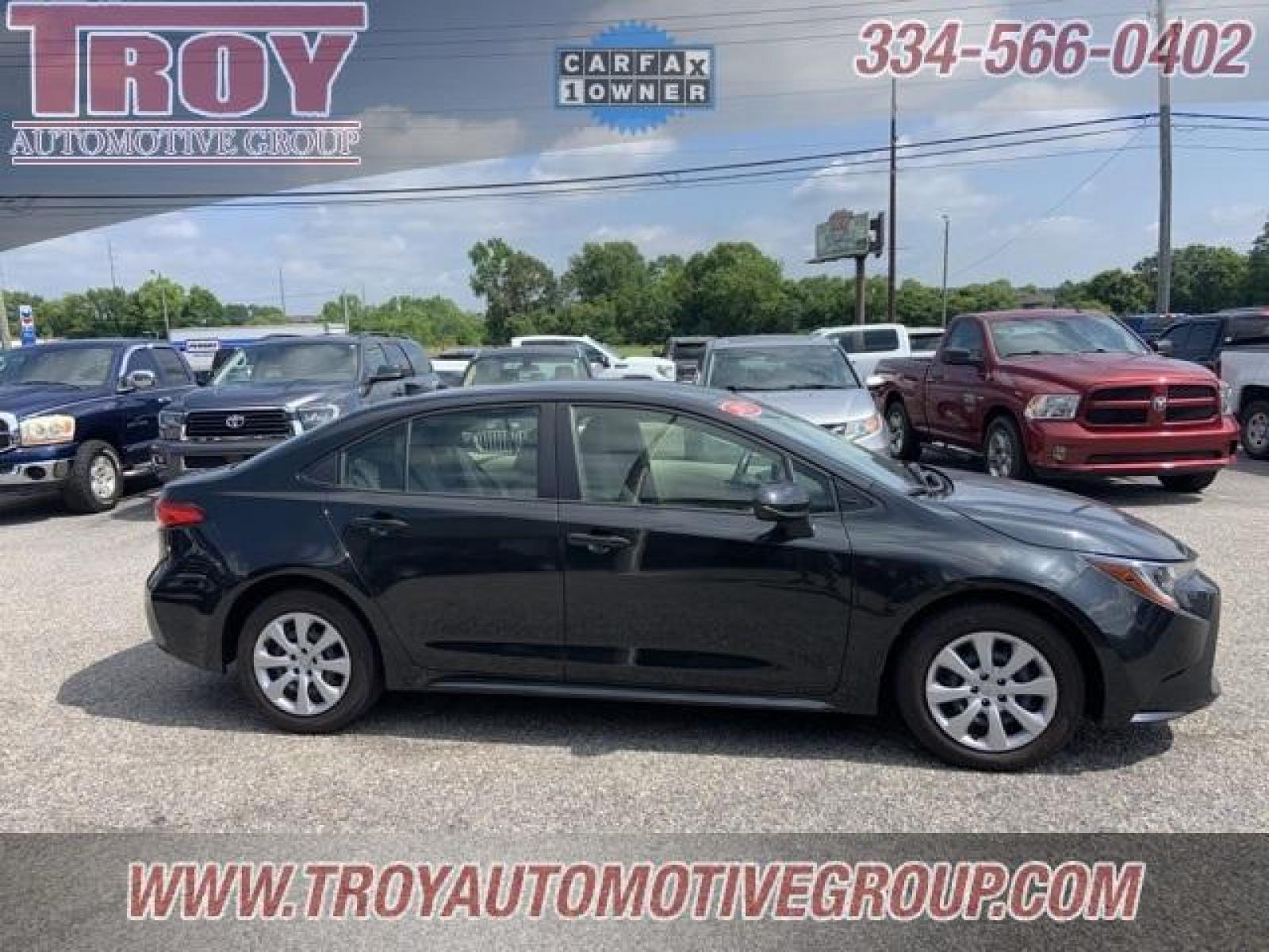 2022 Black Sand Pearl /Light Gray Toyota Corolla LE (JTDEPMAE1NJ) with an 1.8L I4 DOHC 16V engine, CVT transmission, located at 6812 Atlanta Hwy, Montgomery, AL, 36117, (334) 271-4045, 32.382118, -86.178673 - Black 2022 Toyota Corolla LE FWD 1.8L I4 DOHC 16V CVT<br><br>Financing Available---Top Value for Trades.<br><br>Odometer is 2639 miles below market average! 30/38 City/Highway MPG - Photo #7