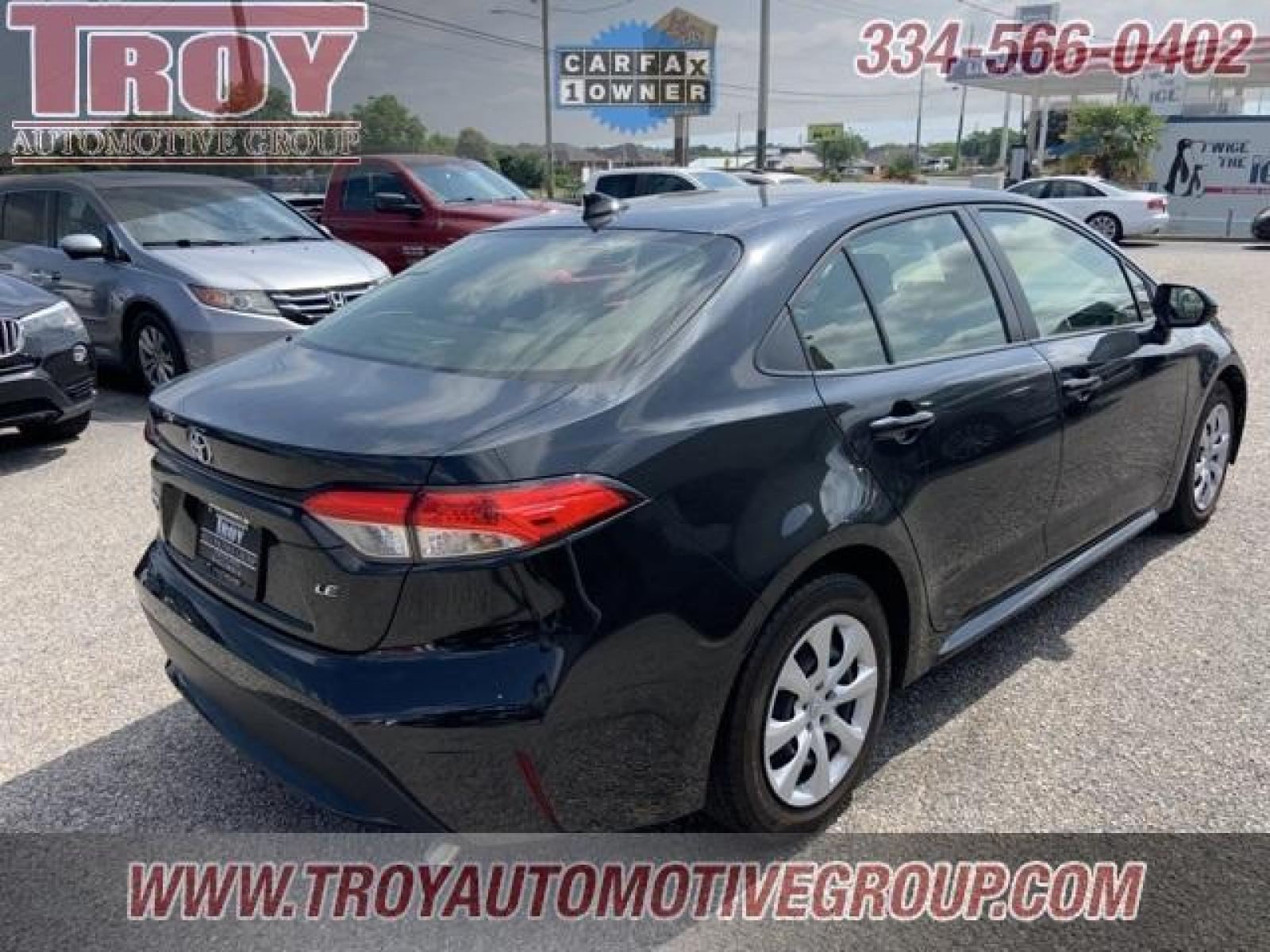 2022 Black Sand Pearl /Light Gray Toyota Corolla LE (JTDEPMAE1NJ) with an 1.8L I4 DOHC 16V engine, CVT transmission, located at 6812 Atlanta Hwy, Montgomery, AL, 36117, (334) 271-4045, 32.382118, -86.178673 - Black 2022 Toyota Corolla LE FWD 1.8L I4 DOHC 16V CVT<br><br>Financing Available---Top Value for Trades.<br><br>Odometer is 2639 miles below market average! 30/38 City/Highway MPG - Photo #10