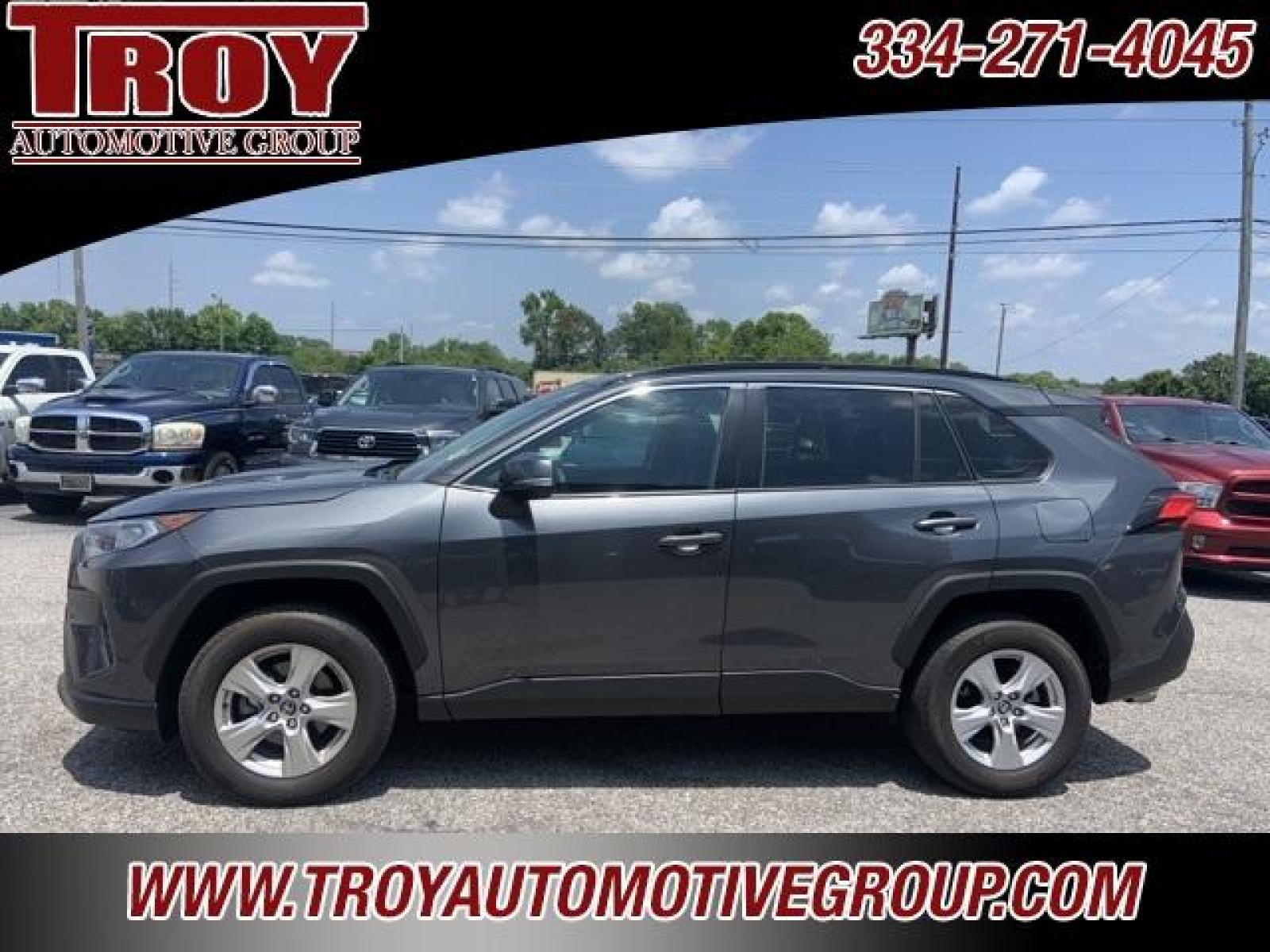 2021 Gray /Black Toyota RAV4 XLE (2T3W1RFVXMC) with an 2.5L 4-Cylinder DOHC Dual VVT-i engine, Automatic transmission, located at 6812 Atlanta Hwy, Montgomery, AL, 36117, (334) 271-4045, 32.382118, -86.178673 - Gray 2021 Toyota RAV4 XLE FWD 2.5L 4-Cylinder DOHC Dual VVT-i 8-Speed Automatic<br><br>Financing Available---Top Value for Trades.<br><br>Odometer is 25892 miles below market average! 28/35 City/Highway MPG - Photo #0