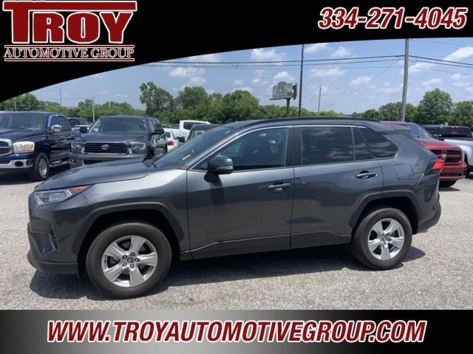 2021 Gray /Black Toyota RAV4 XLE (2T3W1RFVXMC) with an 2.5L 4-Cylinder DOHC Dual VVT-i engine, Automatic transmission, located at 6812 Atlanta Hwy, Montgomery, AL, 36117, (334) 271-4045, 32.382118, -86.178673 - Gray 2021 Toyota RAV4 XLE FWD 2.5L 4-Cylinder DOHC Dual VVT-i 8-Speed Automatic<br><br>Financing Available---Top Value for Trades.<br><br>Odometer is 25892 miles below market average! 28/35 City/Highway MPG - Photo #1
