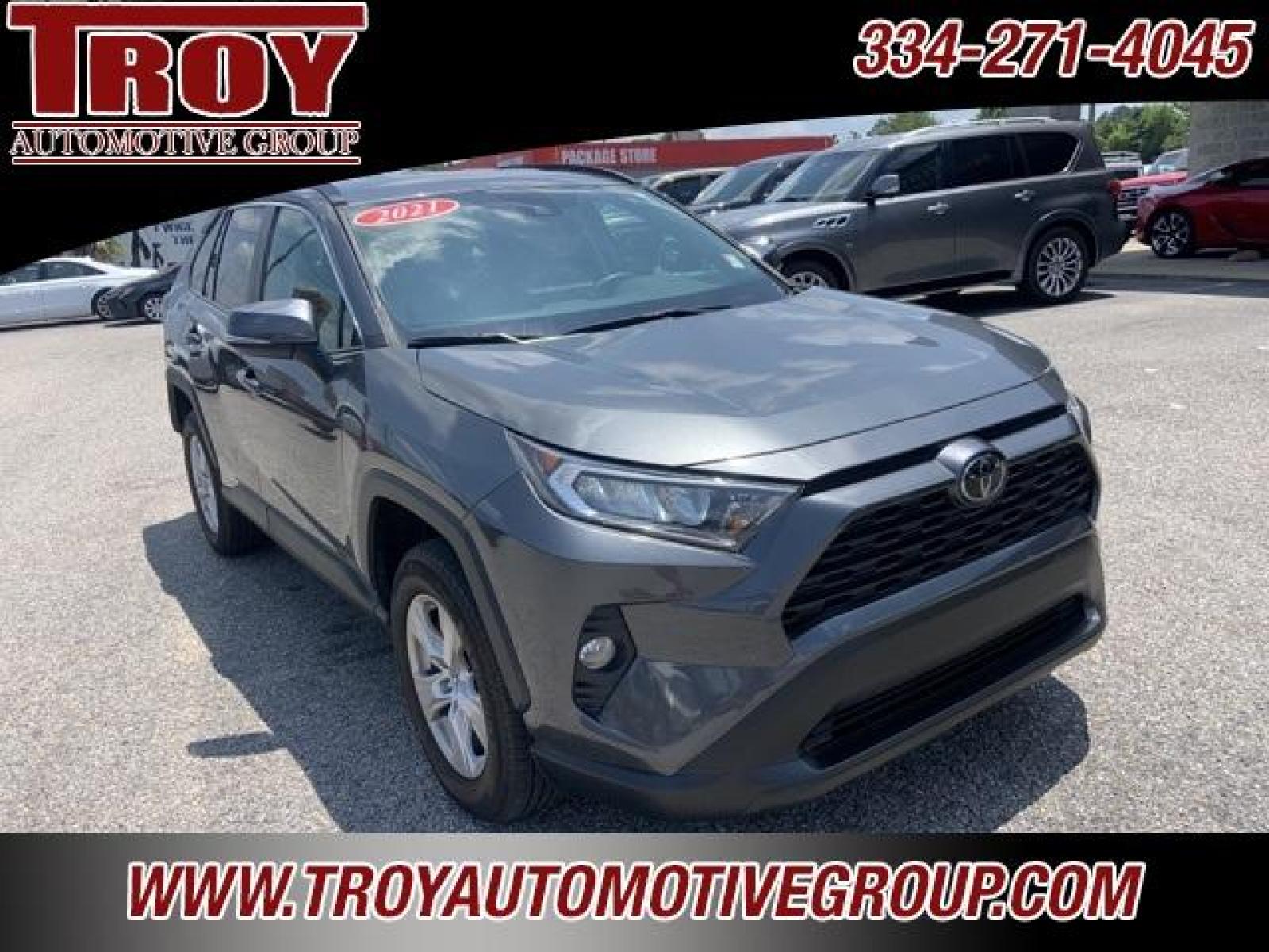 2021 Gray /Black Toyota RAV4 XLE (2T3W1RFVXMC) with an 2.5L 4-Cylinder DOHC Dual VVT-i engine, Automatic transmission, located at 6812 Atlanta Hwy, Montgomery, AL, 36117, (334) 271-4045, 32.382118, -86.178673 - Gray 2021 Toyota RAV4 XLE FWD 2.5L 4-Cylinder DOHC Dual VVT-i 8-Speed Automatic<br><br>Financing Available---Top Value for Trades.<br><br>Odometer is 25892 miles below market average! 28/35 City/Highway MPG - Photo #6