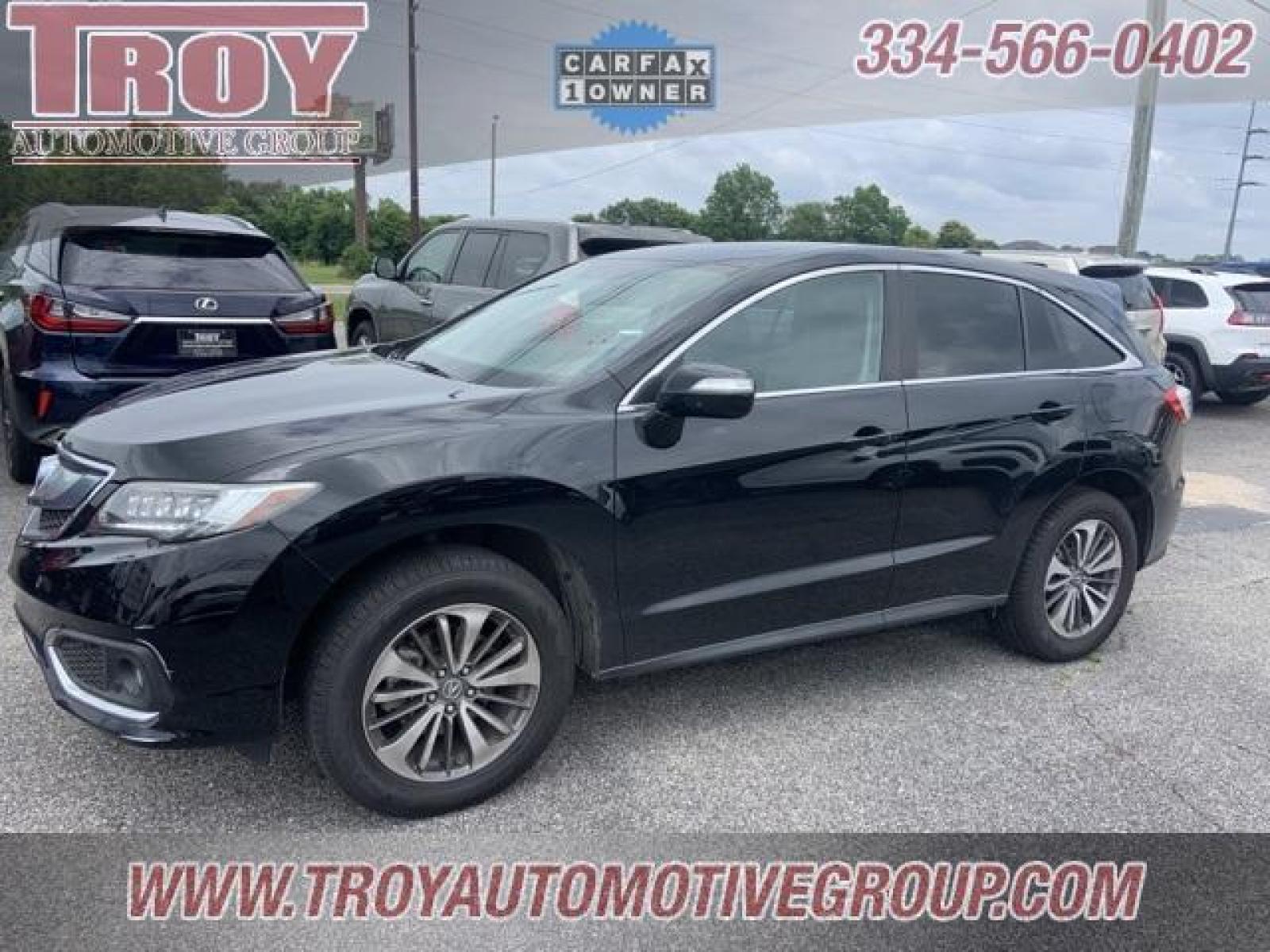 2017 Crystal Black Pearl /Parchment Acura RDX Advance Package (5J8TB3H72HL) with an 3.5L V6 SOHC i-VTEC 24V engine, Automatic transmission, located at 6812 Atlanta Hwy, Montgomery, AL, 36117, (334) 271-4045, 32.382118, -86.178673 - Photo #2