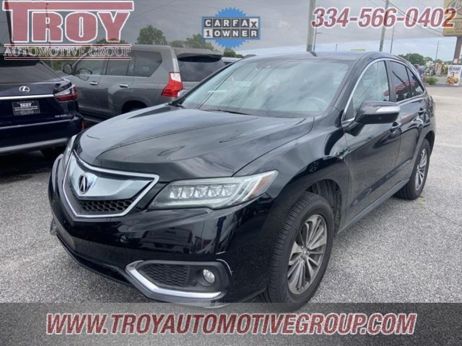 2017 Crystal Black Pearl /Parchment Acura RDX Advance Package (5J8TB3H72HL) with an 3.5L V6 SOHC i-VTEC 24V engine, Automatic transmission, located at 6812 Atlanta Hwy, Montgomery, AL, 36117, (334) 271-4045, 32.382118, -86.178673 - Photo #3