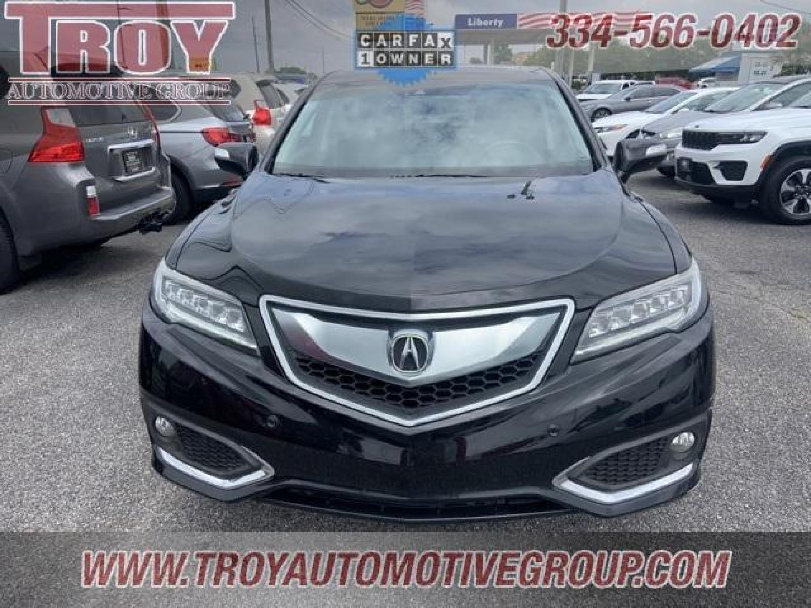 2017 Crystal Black Pearl /Parchment Acura RDX Advance Package (5J8TB3H72HL) with an 3.5L V6 SOHC i-VTEC 24V engine, Automatic transmission, located at 6812 Atlanta Hwy, Montgomery, AL, 36117, (334) 271-4045, 32.382118, -86.178673 - Photo #4