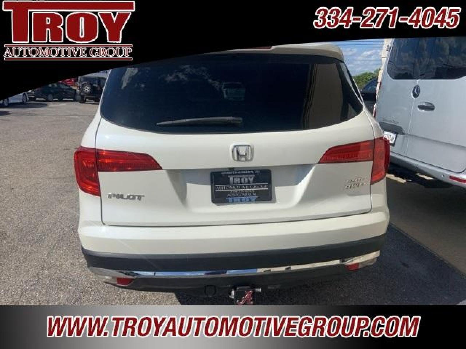 2017 White Diamond Pearl /Beige Honda Pilot Elite (5FNYF6H02HB) with an 3.5L V6 24V SOHC i-VTEC engine, Automatic transmission, located at 6812 Atlanta Hwy, Montgomery, AL, 36117, (334) 271-4045, 32.382118, -86.178673 - White 2017 Honda Pilot Elite AWD 3.5L V6 24V SOHC i-VTEC 9-Speed Automatic<br><br>Financing Available---Top Value for Trades.<br><br>19/26 City/Highway MPG<br><br><br>Awards:<br> * 2017 IIHS Top Safety Pick+ (When equipped with Honda Sensing and specific headlights) * 2017 KBB.com 12 Best Family - Photo #5