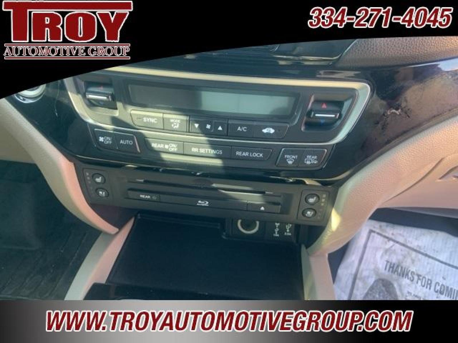 2017 White Diamond Pearl /Beige Honda Pilot Elite (5FNYF6H02HB) with an 3.5L V6 24V SOHC i-VTEC engine, Automatic transmission, located at 6812 Atlanta Hwy, Montgomery, AL, 36117, (334) 271-4045, 32.382118, -86.178673 - White 2017 Honda Pilot Elite AWD 3.5L V6 24V SOHC i-VTEC 9-Speed Automatic<br><br>Financing Available---Top Value for Trades.<br><br>19/26 City/Highway MPG<br><br><br>Awards:<br> * 2017 IIHS Top Safety Pick+ (When equipped with Honda Sensing and specific headlights) * 2017 KBB.com 12 Best Family - Photo #40