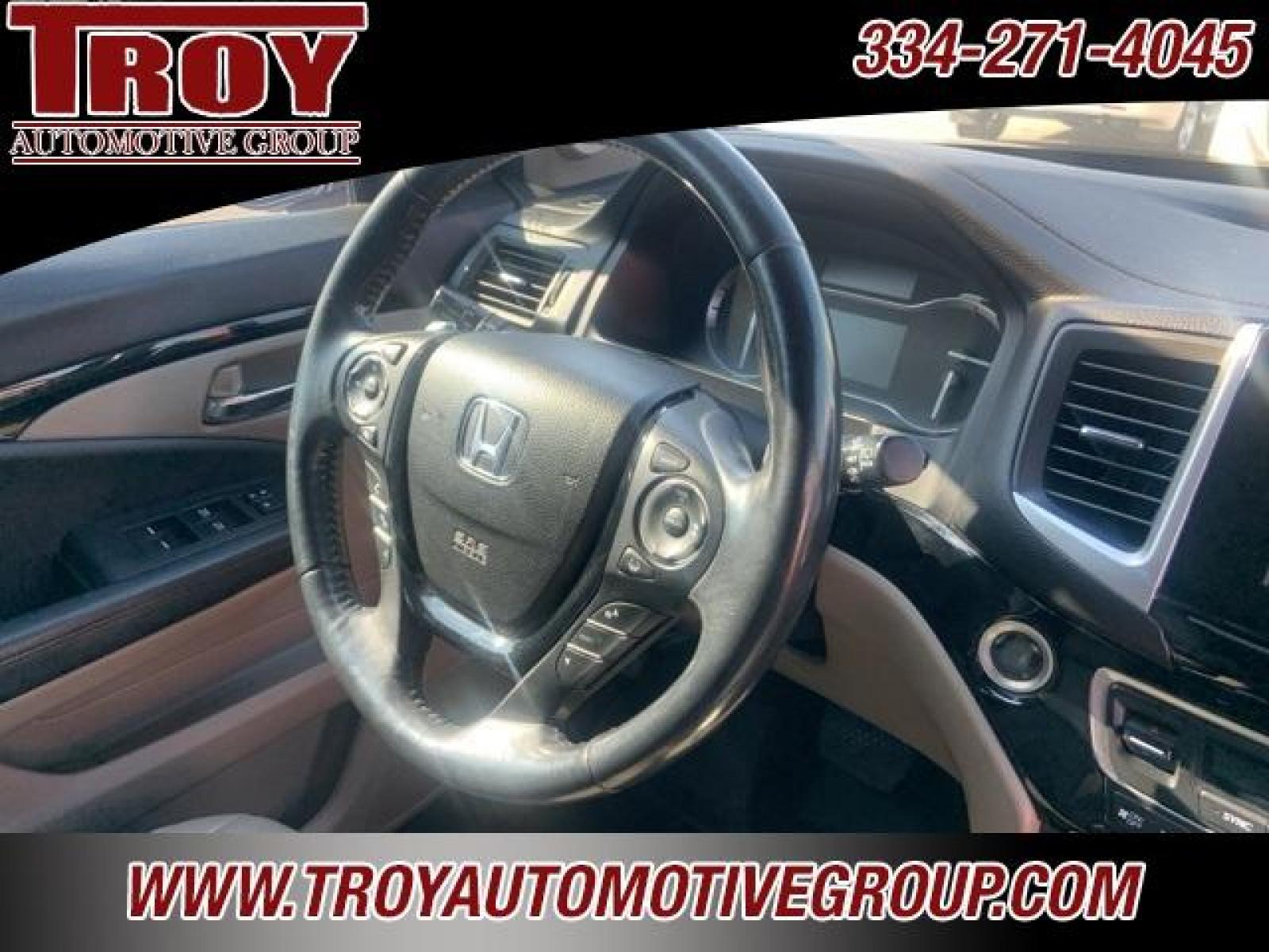 2017 White Diamond Pearl /Beige Honda Pilot Elite (5FNYF6H02HB) with an 3.5L V6 24V SOHC i-VTEC engine, Automatic transmission, located at 6812 Atlanta Hwy, Montgomery, AL, 36117, (334) 271-4045, 32.382118, -86.178673 - White 2017 Honda Pilot Elite AWD 3.5L V6 24V SOHC i-VTEC 9-Speed Automatic<br><br>Financing Available---Top Value for Trades.<br><br>19/26 City/Highway MPG<br><br><br>Awards:<br> * 2017 IIHS Top Safety Pick+ (When equipped with Honda Sensing and specific headlights) * 2017 KBB.com 12 Best Family - Photo #41