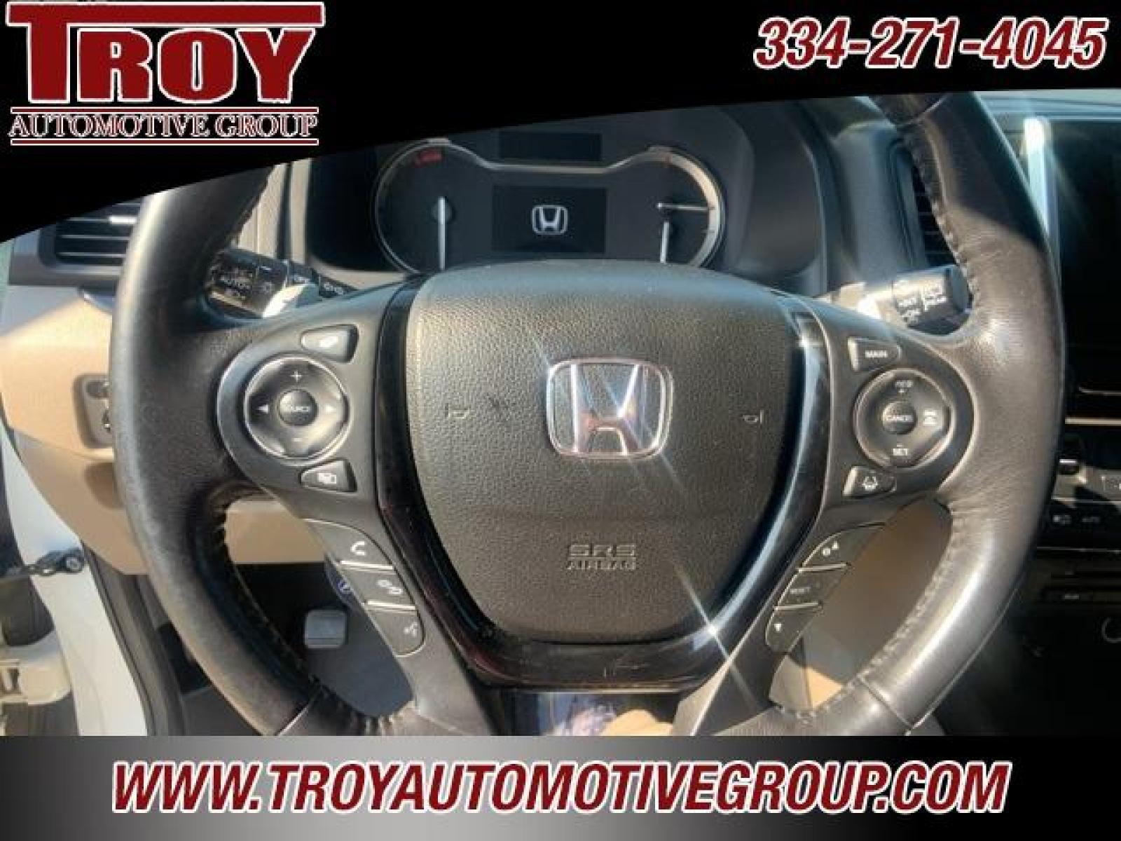 2017 White Diamond Pearl /Beige Honda Pilot Elite (5FNYF6H02HB) with an 3.5L V6 24V SOHC i-VTEC engine, Automatic transmission, located at 6812 Atlanta Hwy, Montgomery, AL, 36117, (334) 271-4045, 32.382118, -86.178673 - White 2017 Honda Pilot Elite AWD 3.5L V6 24V SOHC i-VTEC 9-Speed Automatic<br><br>Financing Available---Top Value for Trades.<br><br>19/26 City/Highway MPG<br><br><br>Awards:<br> * 2017 IIHS Top Safety Pick+ (When equipped with Honda Sensing and specific headlights) * 2017 KBB.com 12 Best Family - Photo #49