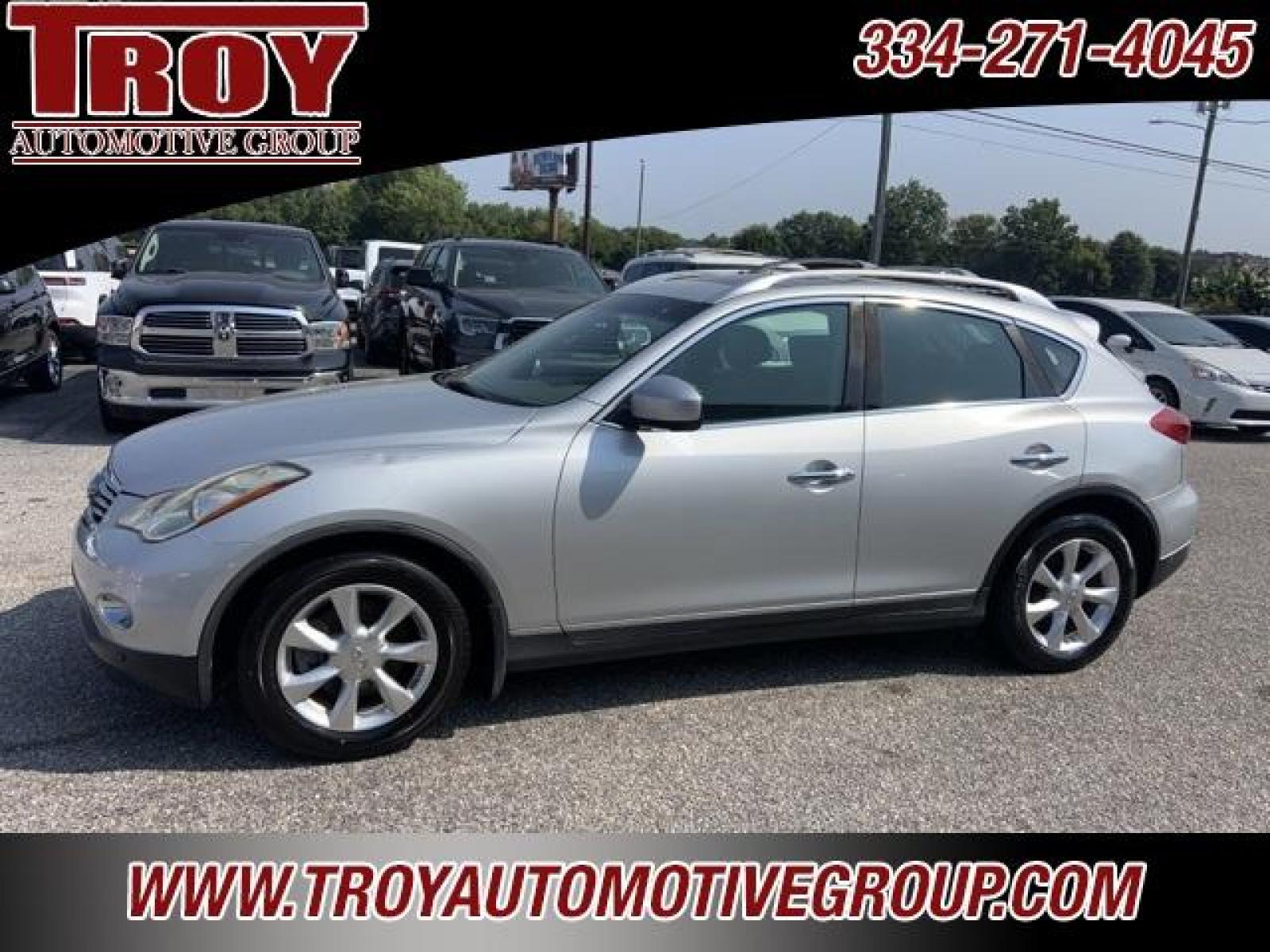 2010 Liquid Platinum Metallic /Stone INFINITI EX35 Journey (JN1AJ0HP1AM) with an 3.5L V6 engine, Automatic transmission, located at 6812 Atlanta Hwy, Montgomery, AL, 36117, (334) 271-4045, 32.382118, -86.178673 - Liquid Platinum Metallic 2010 INFINITI EX35 Journey RWD 3.5L V6 5-Speed Automatic<br><br>Financing Available---Top Value for Trades.<br><br><br>Reviews:<br> * If you like the idea of a comfortable, technology-driven show horse that can also perform on the road, then youll like the EX35s smooth 297- - Photo #1