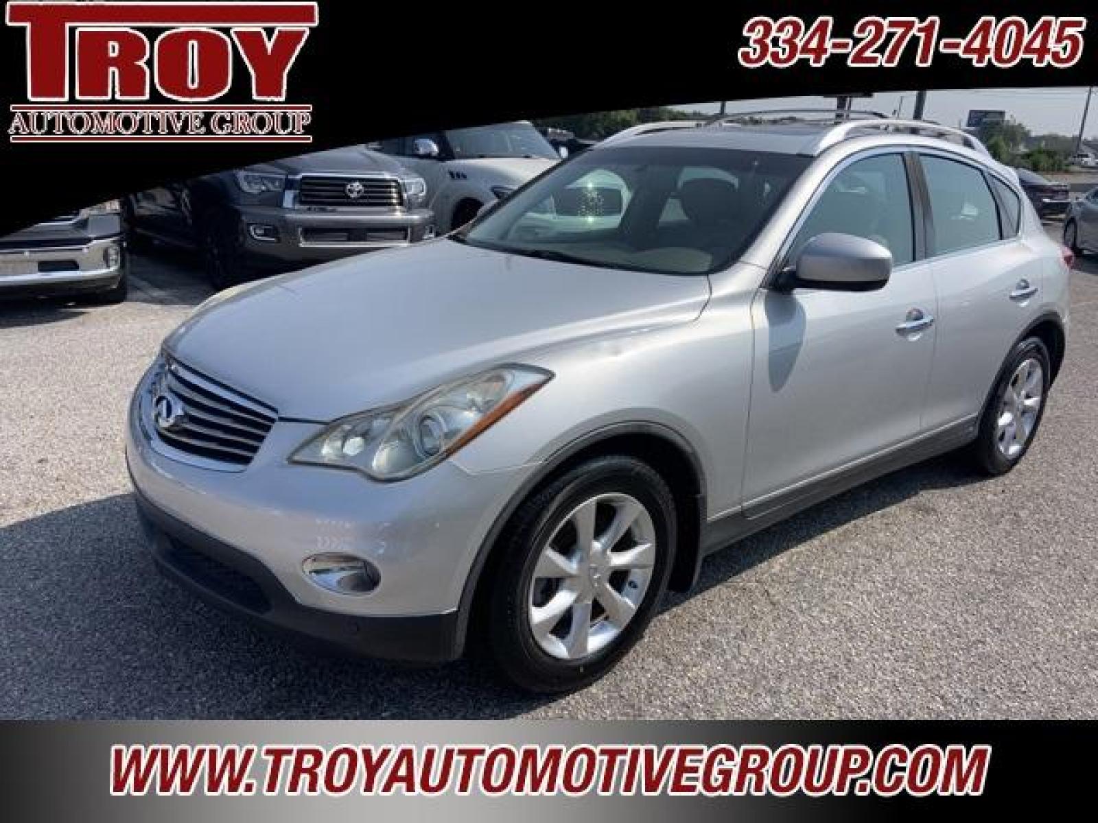 2010 Liquid Platinum Metallic /Stone INFINITI EX35 Journey (JN1AJ0HP1AM) with an 3.5L V6 engine, Automatic transmission, located at 6812 Atlanta Hwy, Montgomery, AL, 36117, (334) 271-4045, 32.382118, -86.178673 - Liquid Platinum Metallic 2010 INFINITI EX35 Journey RWD 3.5L V6 5-Speed Automatic<br><br>Financing Available---Top Value for Trades.<br><br><br>Reviews:<br> * If you like the idea of a comfortable, technology-driven show horse that can also perform on the road, then youll like the EX35s smooth 297- - Photo #2