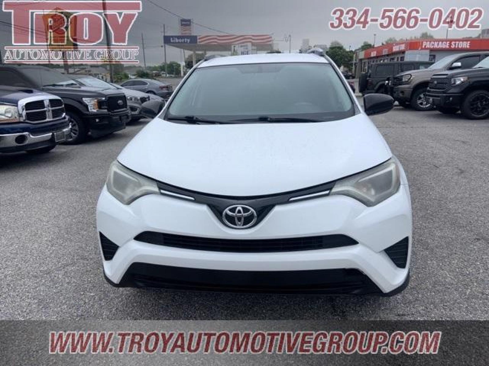 2016 Super White /Ash Toyota RAV4 LE (2T3ZFREV1GW) with an 2.5L 4-Cylinder DOHC Dual VVT-i engine, Automatic transmission, located at 6812 Atlanta Hwy, Montgomery, AL, 36117, (334) 271-4045, 32.382118, -86.178673 - 1-Owner!! White 2016 Toyota RAV4 LE FWD 2.5L 4-Cylinder DOHC Dual VVT-i 6-Speed Automatic<br><br>Financing Available---Top Value for Trades.<br><br>23/30 City/Highway MPG<br><br><br>Awards:<br> * JD Power Automotive Performance, Execution and Layout (APEAL) Study * 2016 IIHS Top Safety Pick+ - Photo #5