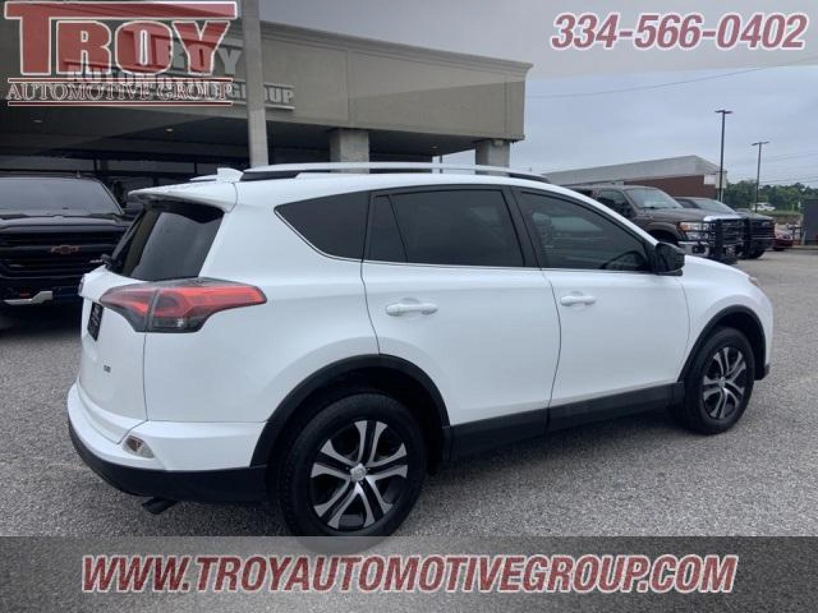 2016 Super White /Ash Toyota RAV4 LE (2T3ZFREV1GW) with an 2.5L 4-Cylinder DOHC Dual VVT-i engine, Automatic transmission, located at 6812 Atlanta Hwy, Montgomery, AL, 36117, (334) 271-4045, 32.382118, -86.178673 - 1-Owner!! White 2016 Toyota RAV4 LE FWD 2.5L 4-Cylinder DOHC Dual VVT-i 6-Speed Automatic<br><br>Financing Available---Top Value for Trades.<br><br>23/30 City/Highway MPG<br><br><br>Awards:<br> * JD Power Automotive Performance, Execution and Layout (APEAL) Study * 2016 IIHS Top Safety Pick+ - Photo #10