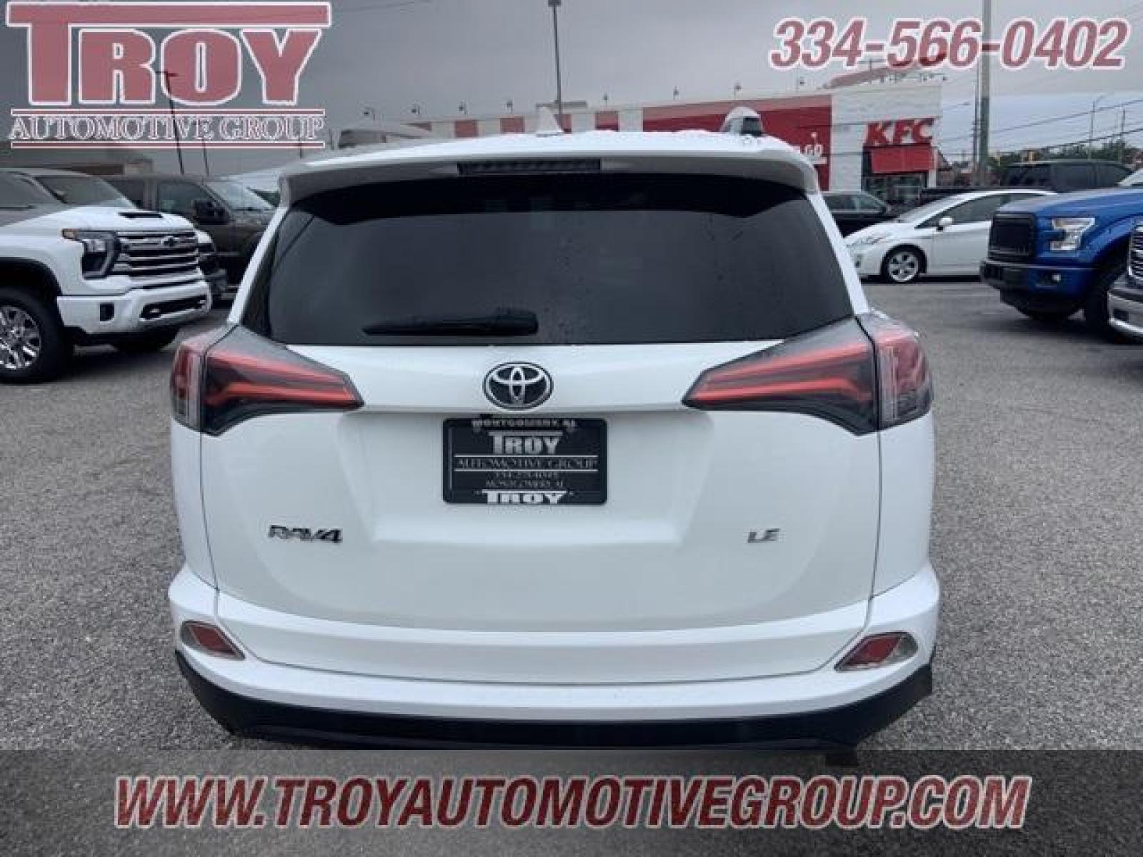 2016 Super White /Ash Toyota RAV4 LE (2T3ZFREV1GW) with an 2.5L 4-Cylinder DOHC Dual VVT-i engine, Automatic transmission, located at 6812 Atlanta Hwy, Montgomery, AL, 36117, (334) 271-4045, 32.382118, -86.178673 - 1-Owner!! White 2016 Toyota RAV4 LE FWD 2.5L 4-Cylinder DOHC Dual VVT-i 6-Speed Automatic<br><br>Financing Available---Top Value for Trades.<br><br>23/30 City/Highway MPG<br><br><br>Awards:<br> * JD Power Automotive Performance, Execution and Layout (APEAL) Study * 2016 IIHS Top Safety Pick+ - Photo #12