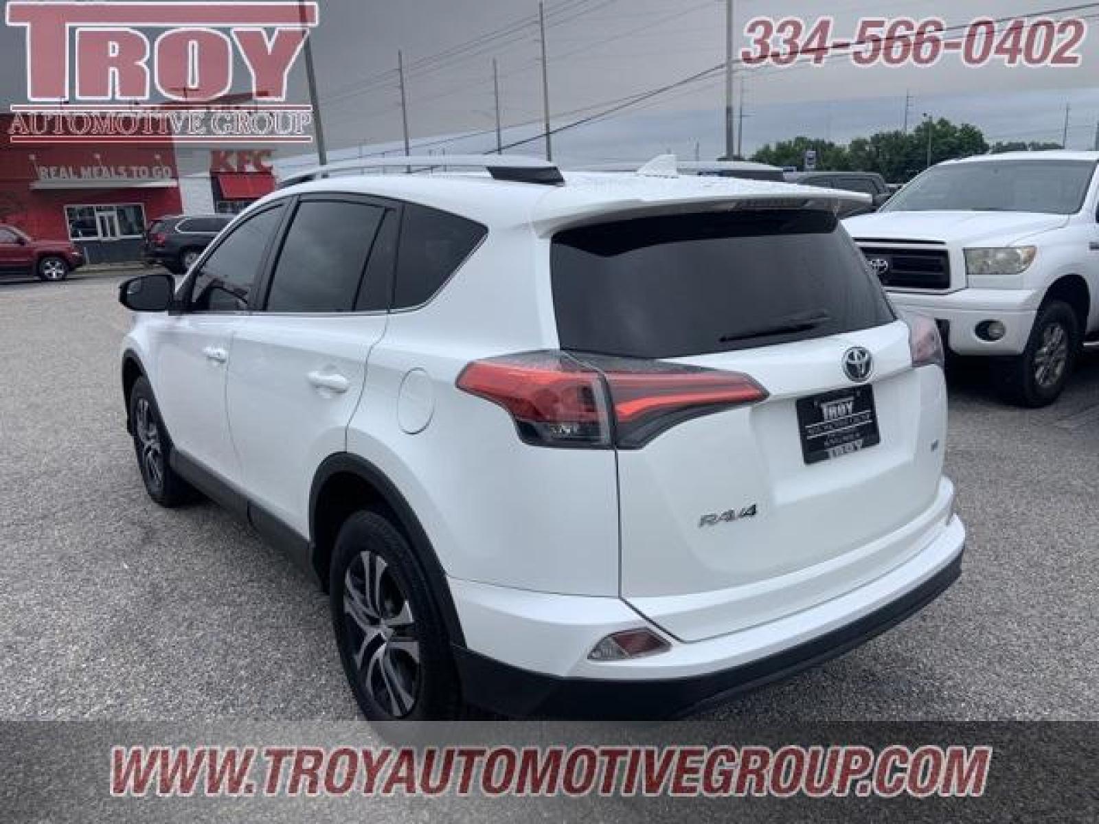 2016 Super White /Ash Toyota RAV4 LE (2T3ZFREV1GW) with an 2.5L 4-Cylinder DOHC Dual VVT-i engine, Automatic transmission, located at 6812 Atlanta Hwy, Montgomery, AL, 36117, (334) 271-4045, 32.382118, -86.178673 - 1-Owner!! White 2016 Toyota RAV4 LE FWD 2.5L 4-Cylinder DOHC Dual VVT-i 6-Speed Automatic<br><br>Financing Available---Top Value for Trades.<br><br>23/30 City/Highway MPG<br><br><br>Awards:<br> * JD Power Automotive Performance, Execution and Layout (APEAL) Study * 2016 IIHS Top Safety Pick+ - Photo #13