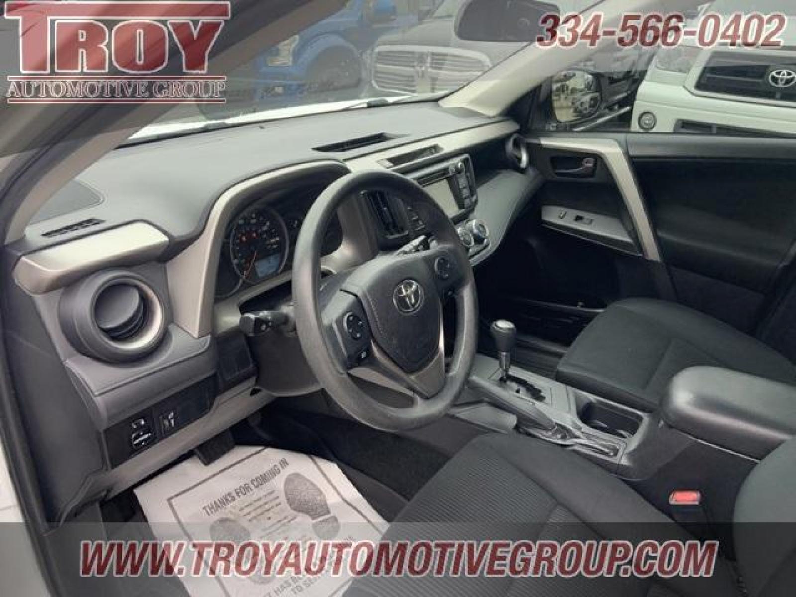 2016 Super White /Ash Toyota RAV4 LE (2T3ZFREV1GW) with an 2.5L 4-Cylinder DOHC Dual VVT-i engine, Automatic transmission, located at 6812 Atlanta Hwy, Montgomery, AL, 36117, (334) 271-4045, 32.382118, -86.178673 - 1-Owner!! White 2016 Toyota RAV4 LE FWD 2.5L 4-Cylinder DOHC Dual VVT-i 6-Speed Automatic<br><br>Financing Available---Top Value for Trades.<br><br>23/30 City/Highway MPG<br><br><br>Awards:<br> * JD Power Automotive Performance, Execution and Layout (APEAL) Study * 2016 IIHS Top Safety Pick+ - Photo #38