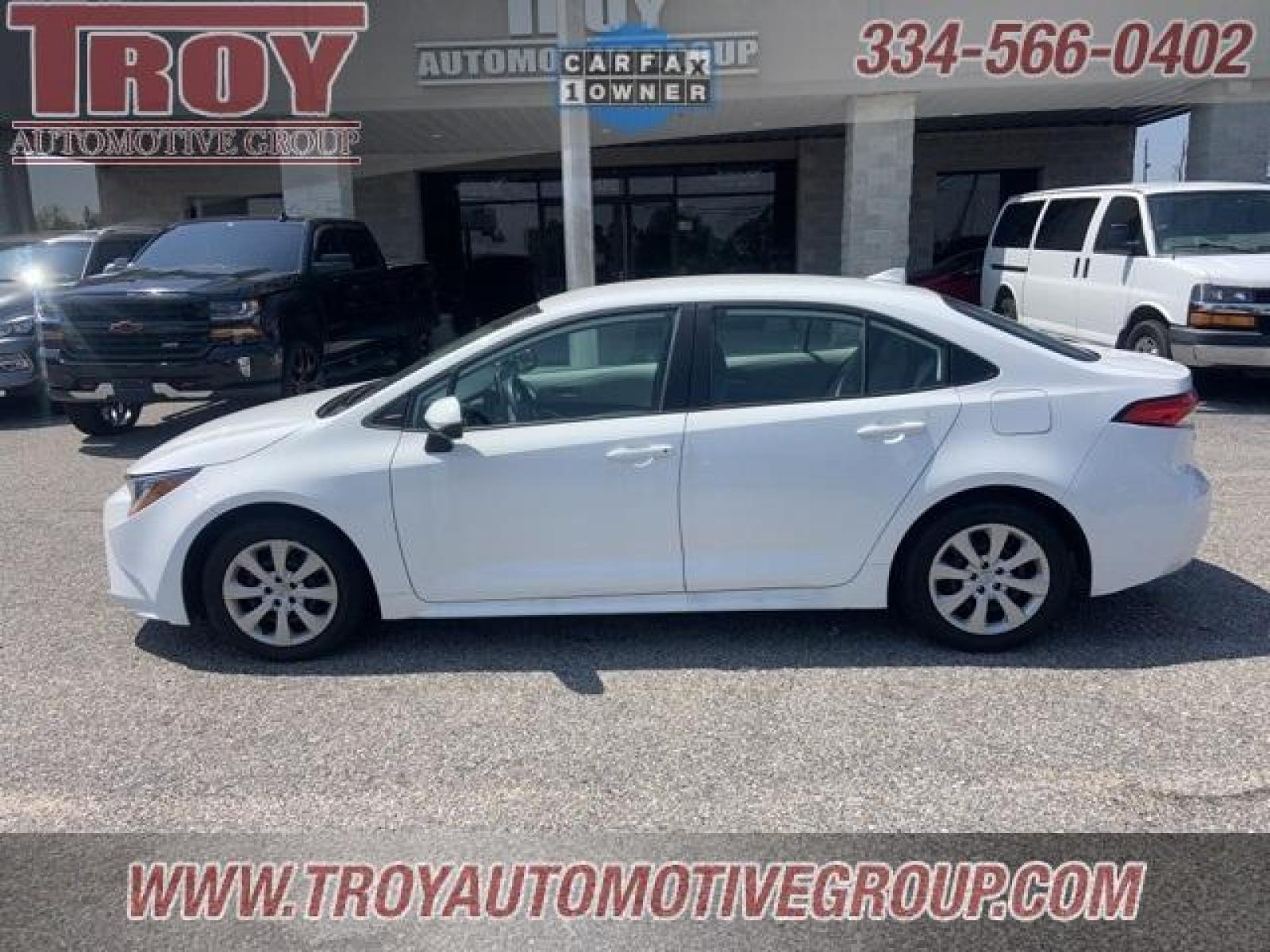 2021 White /Light Gray Toyota Corolla LE (5YFEPMAE5MP) with an 1.8L I4 DOHC 16V engine, CVT transmission, located at 6812 Atlanta Hwy, Montgomery, AL, 36117, (334) 271-4045, 32.382118, -86.178673 - White 2021 Toyota Corolla LE FWD 1.8L I4 DOHC 16V CVT<br><br>Financing Available---Top Value for Trades.<br><br>30/38 City/Highway MPG - Photo #8