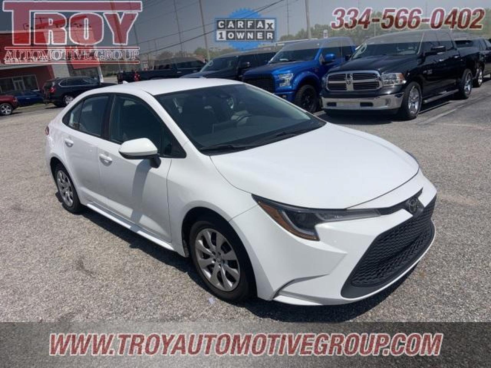 2021 White /Light Gray Toyota Corolla LE (5YFEPMAE5MP) with an 1.8L I4 DOHC 16V engine, CVT transmission, located at 6812 Atlanta Hwy, Montgomery, AL, 36117, (334) 271-4045, 32.382118, -86.178673 - White 2021 Toyota Corolla LE FWD 1.8L I4 DOHC 16V CVT<br><br>Financing Available---Top Value for Trades.<br><br>30/38 City/Highway MPG - Photo #12