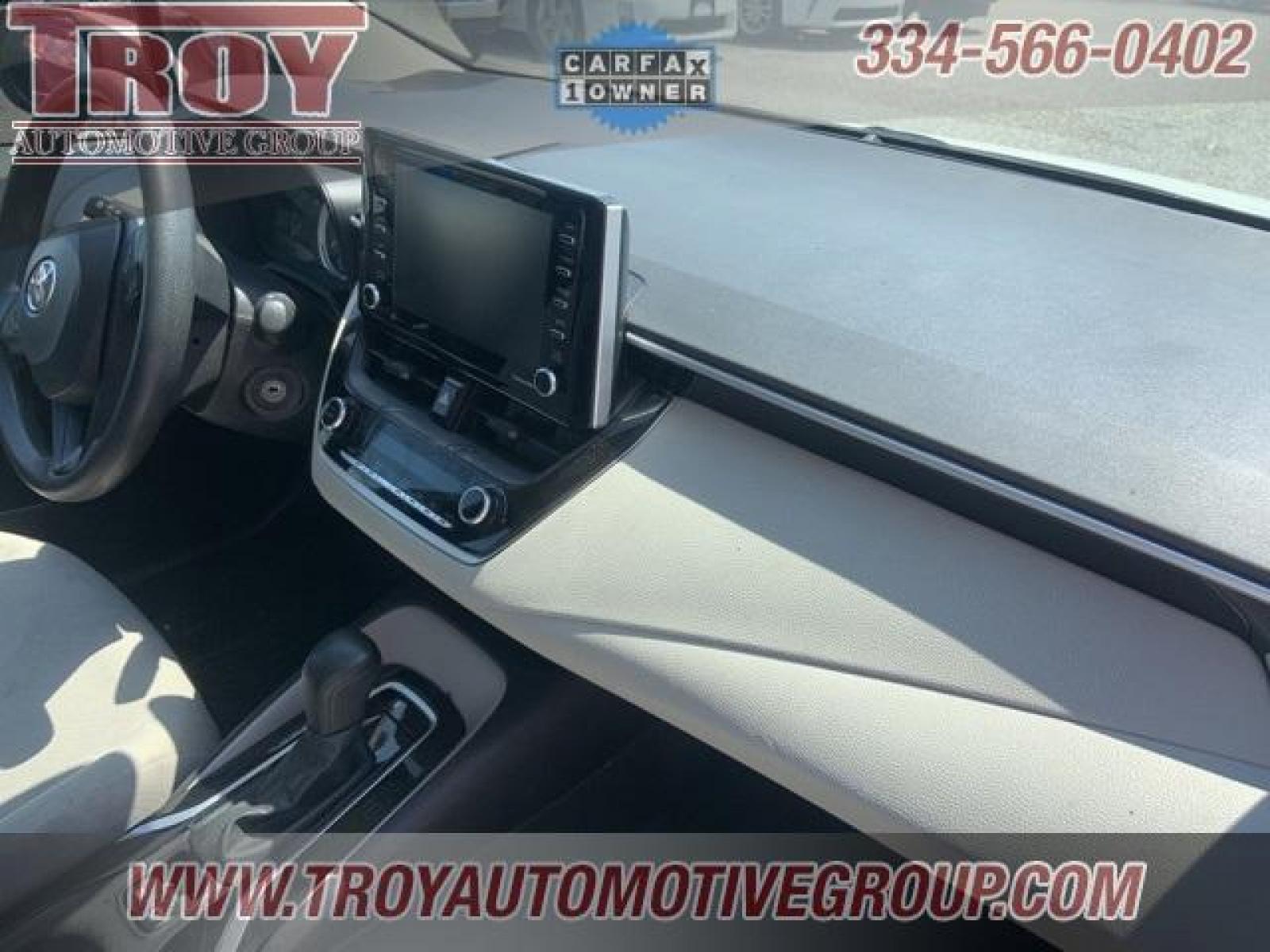 2021 White /Light Gray Toyota Corolla LE (5YFEPMAE5MP) with an 1.8L I4 DOHC 16V engine, CVT transmission, located at 6812 Atlanta Hwy, Montgomery, AL, 36117, (334) 271-4045, 32.382118, -86.178673 - Photo #22