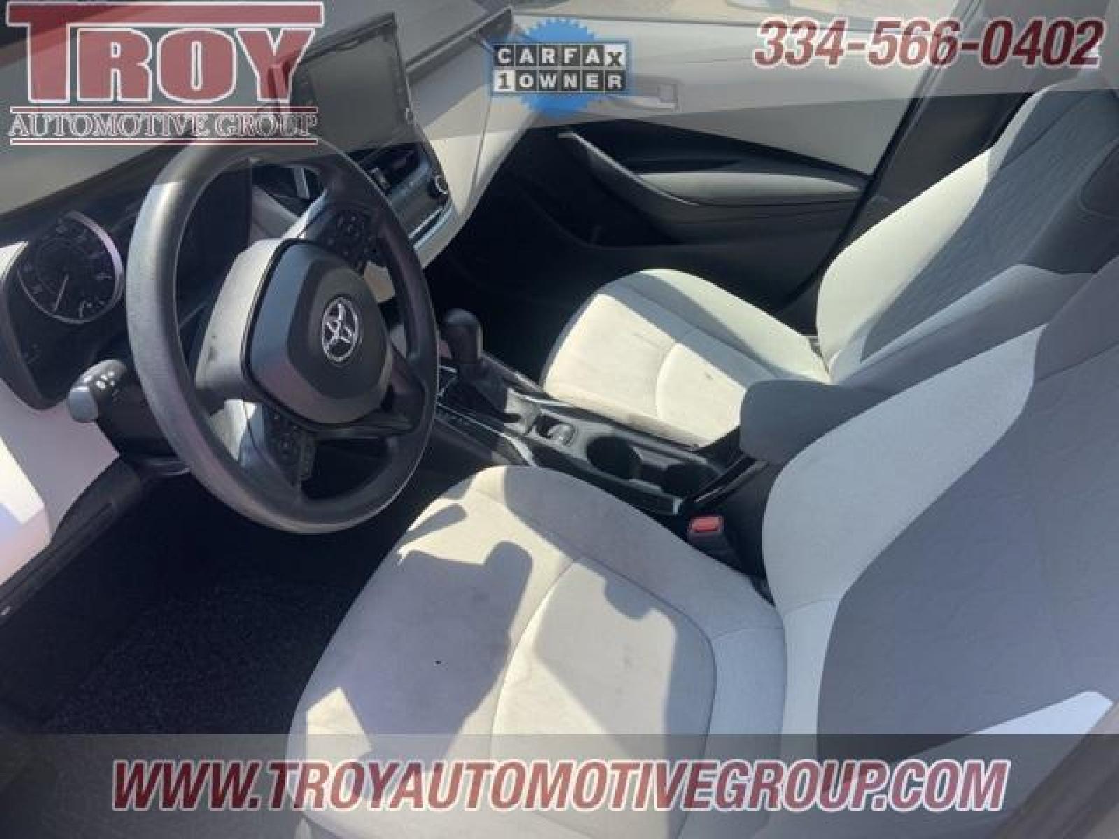 2021 White /Light Gray Toyota Corolla LE (5YFEPMAE5MP) with an 1.8L I4 DOHC 16V engine, CVT transmission, located at 6812 Atlanta Hwy, Montgomery, AL, 36117, (334) 271-4045, 32.382118, -86.178673 - Photo #23