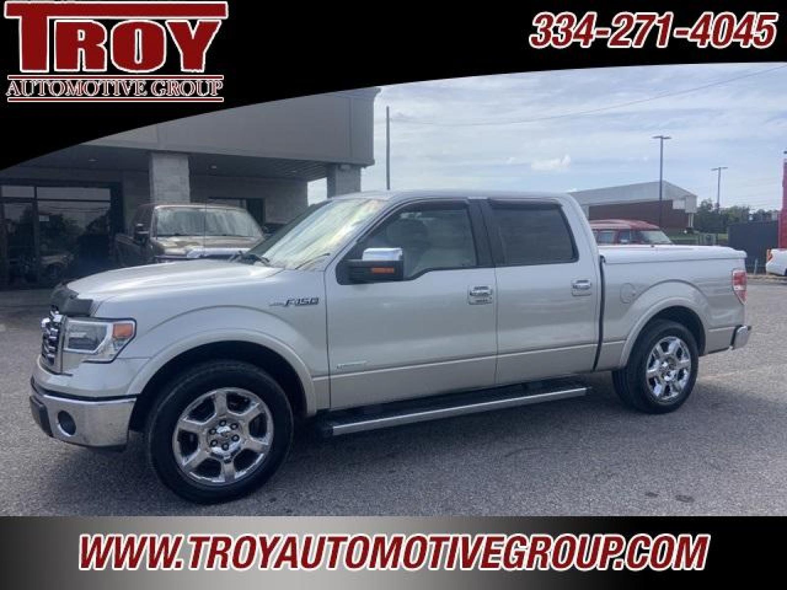 2013 White Platinum Metallic Tri-Coat /Pecan Ford F-150 Lariat (1FTFW1CT3DF) with an 3.5L V6 engine, Automatic transmission, located at 6812 Atlanta Hwy, Montgomery, AL, 36117, (334) 271-4045, 32.382118, -86.178673 - ABS brakes, Alloy wheels, Compass, Electronic Stability Control, Front dual zone A/C, Heated door mirrors, Heated front seats, Illuminated entry, Low tire pressure warning, Remote keyless entry, Traction control.<br><br><br>White Platinum Metallic Tri-Coat 2013 Ford F-150 Lariat RWD 3.5L V6 6-Speed - Photo #15