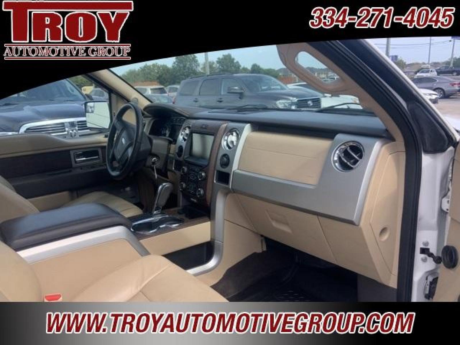 2013 White Platinum Metallic Tri-Coat /Pecan Ford F-150 Lariat (1FTFW1CT3DF) with an 3.5L V6 engine, Automatic transmission, located at 6812 Atlanta Hwy, Montgomery, AL, 36117, (334) 271-4045, 32.382118, -86.178673 - ABS brakes, Alloy wheels, Compass, Electronic Stability Control, Front dual zone A/C, Heated door mirrors, Heated front seats, Illuminated entry, Low tire pressure warning, Remote keyless entry, Traction control.<br><br><br>White Platinum Metallic Tri-Coat 2013 Ford F-150 Lariat RWD 3.5L V6 6-Speed - Photo #42