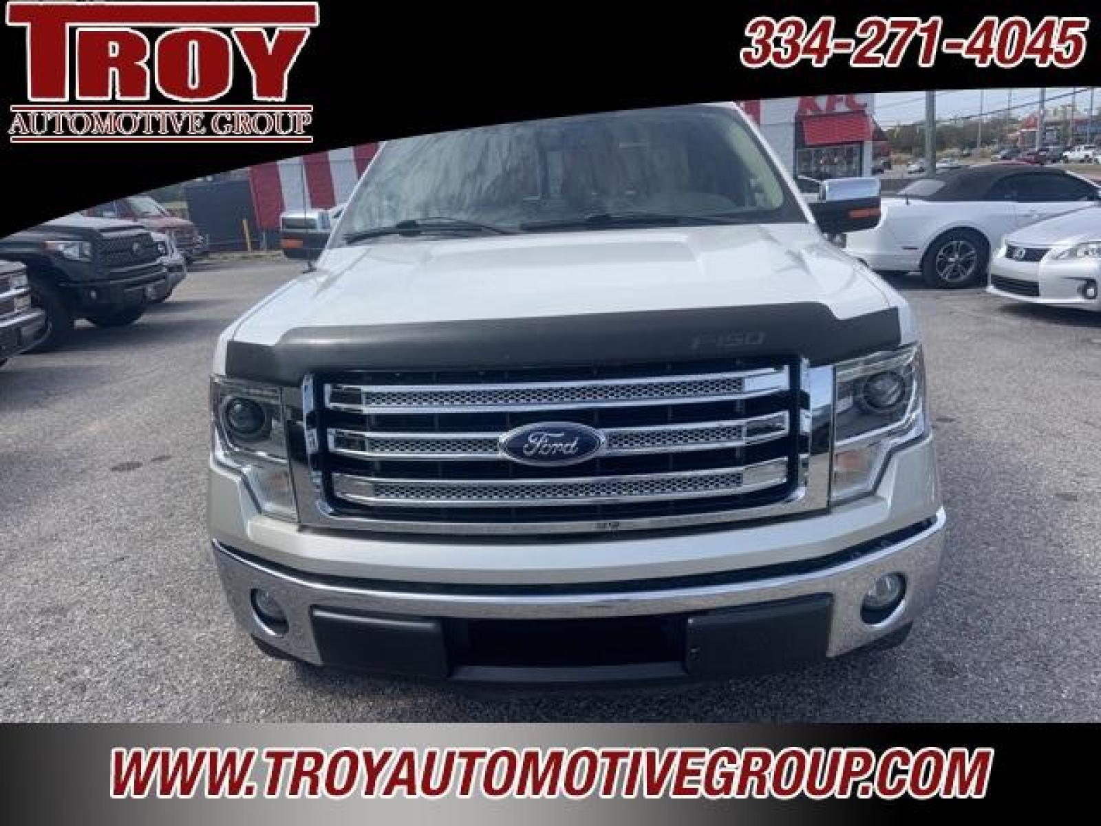 2013 White Platinum Metallic Tri-Coat /Pecan Ford F-150 Lariat (1FTFW1CT3DF) with an 3.5L V6 engine, Automatic transmission, located at 6812 Atlanta Hwy, Montgomery, AL, 36117, (334) 271-4045, 32.382118, -86.178673 - ABS brakes, Alloy wheels, Compass, Electronic Stability Control, Front dual zone A/C, Heated door mirrors, Heated front seats, Illuminated entry, Low tire pressure warning, Remote keyless entry, Traction control.<br><br><br>White Platinum Metallic Tri-Coat 2013 Ford F-150 Lariat RWD 3.5L V6 6-Speed - Photo #4