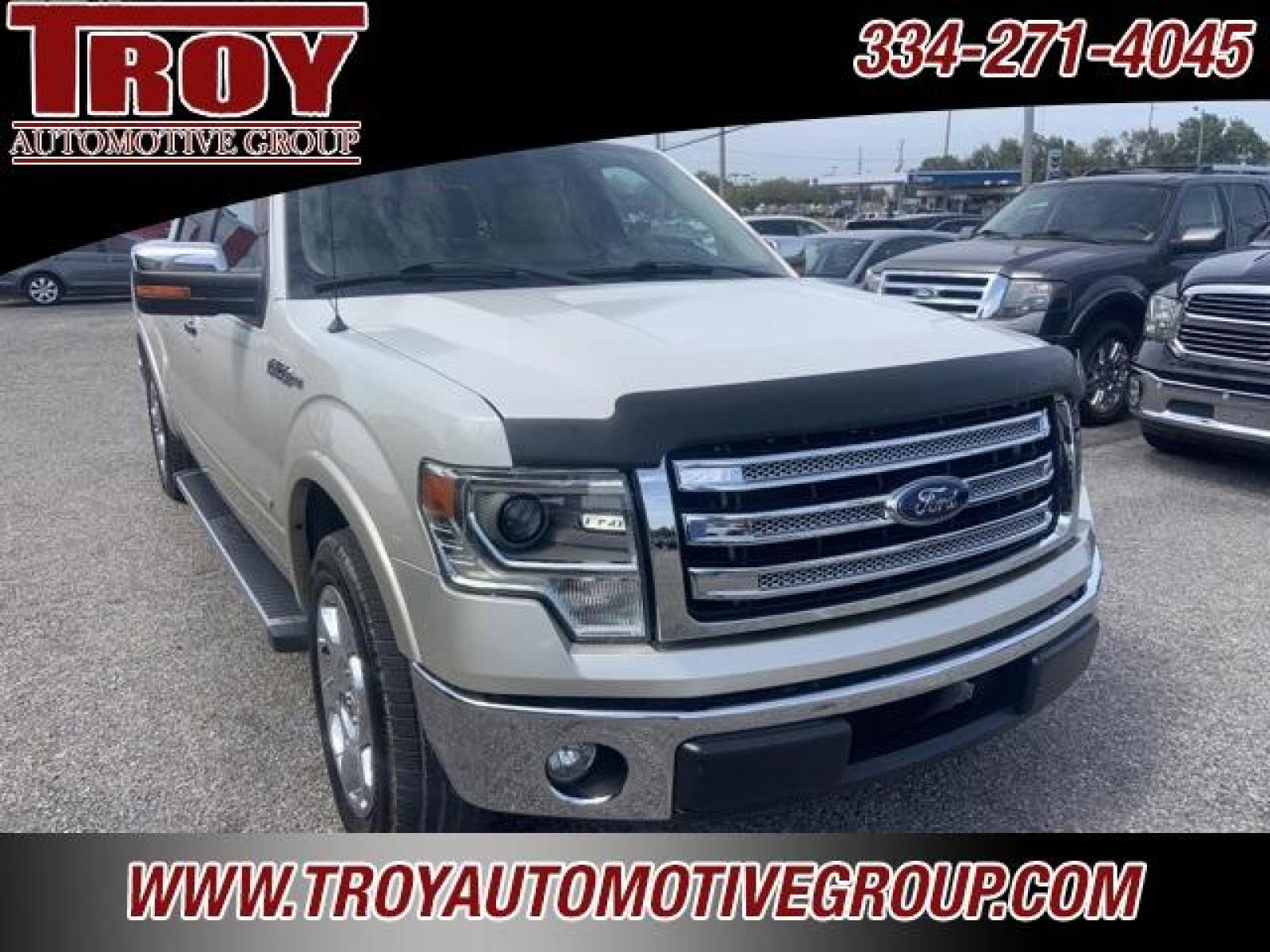 2013 White Platinum Metallic Tri-Coat /Pecan Ford F-150 Lariat (1FTFW1CT3DF) with an 3.5L V6 engine, Automatic transmission, located at 6812 Atlanta Hwy, Montgomery, AL, 36117, (334) 271-4045, 32.382118, -86.178673 - ABS brakes, Alloy wheels, Compass, Electronic Stability Control, Front dual zone A/C, Heated door mirrors, Heated front seats, Illuminated entry, Low tire pressure warning, Remote keyless entry, Traction control.<br><br><br>White Platinum Metallic Tri-Coat 2013 Ford F-150 Lariat RWD 3.5L V6 6-Speed - Photo #5