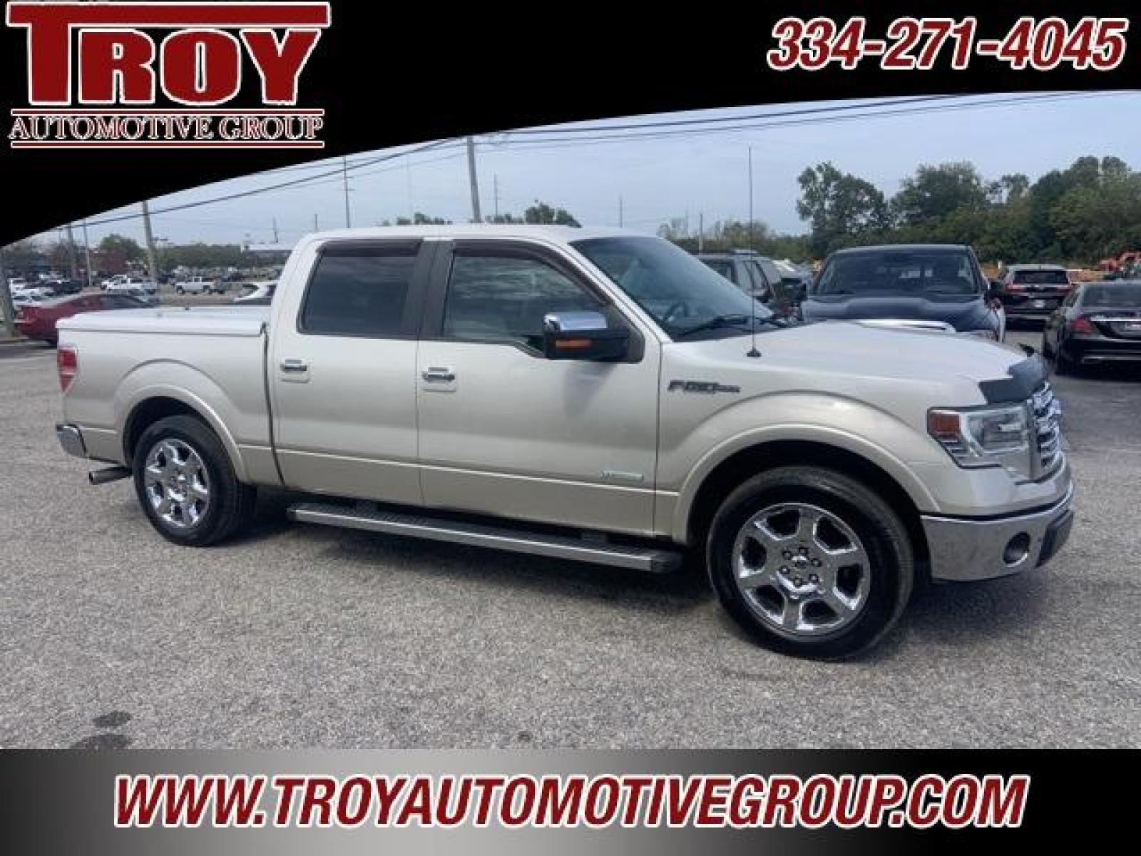 2013 White Platinum Metallic Tri-Coat /Pecan Ford F-150 Lariat (1FTFW1CT3DF) with an 3.5L V6 engine, Automatic transmission, located at 6812 Atlanta Hwy, Montgomery, AL, 36117, (334) 271-4045, 32.382118, -86.178673 - ABS brakes, Alloy wheels, Compass, Electronic Stability Control, Front dual zone A/C, Heated door mirrors, Heated front seats, Illuminated entry, Low tire pressure warning, Remote keyless entry, Traction control.<br><br><br>White Platinum Metallic Tri-Coat 2013 Ford F-150 Lariat RWD 3.5L V6 6-Speed - Photo #7