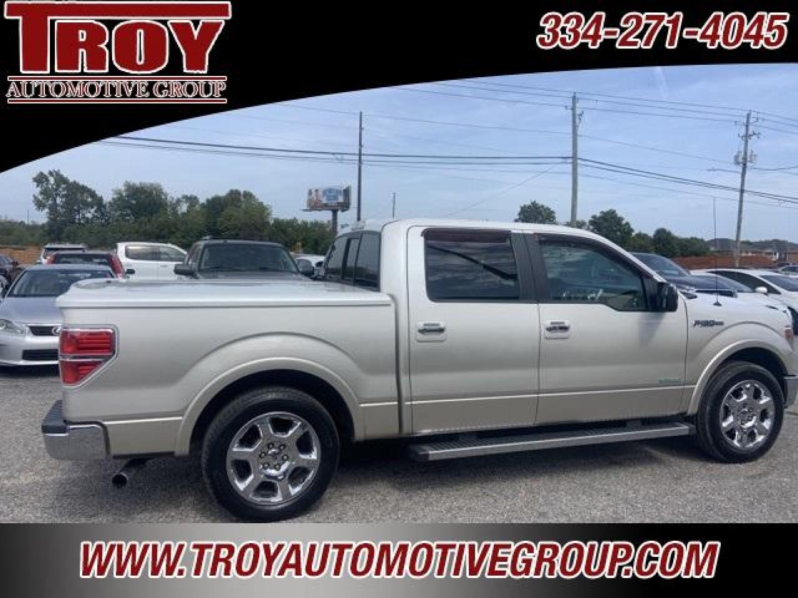 2013 White Platinum Metallic Tri-Coat /Pecan Ford F-150 Lariat (1FTFW1CT3DF) with an 3.5L V6 engine, Automatic transmission, located at 6812 Atlanta Hwy, Montgomery, AL, 36117, (334) 271-4045, 32.382118, -86.178673 - ABS brakes, Alloy wheels, Compass, Electronic Stability Control, Front dual zone A/C, Heated door mirrors, Heated front seats, Illuminated entry, Low tire pressure warning, Remote keyless entry, Traction control.<br><br><br>White Platinum Metallic Tri-Coat 2013 Ford F-150 Lariat RWD 3.5L V6 6-Speed - Photo #8