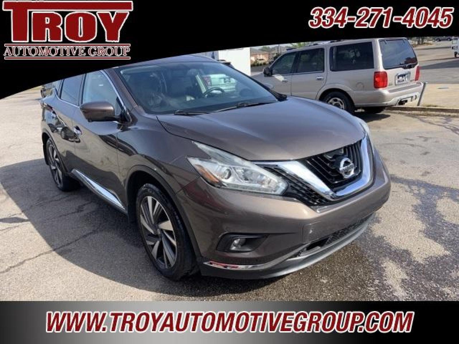 2018 Java Metallic /Mocha Nissan Murano Platinum (5N1AZ2MG8JN) with an 3.5L V6 DOHC 24V engine, CVT transmission, located at 6812 Atlanta Hwy, Montgomery, AL, 36117, (334) 271-4045, 32.382118, -86.178673 - Java Metallic 2018 Nissan Murano Platinum FWD 3.5L V6 DOHC 24V CVT with Xtronic<br><br>Financing Available---Top Value for Trades.<br><br>21/28 City/Highway MPG - Photo #6