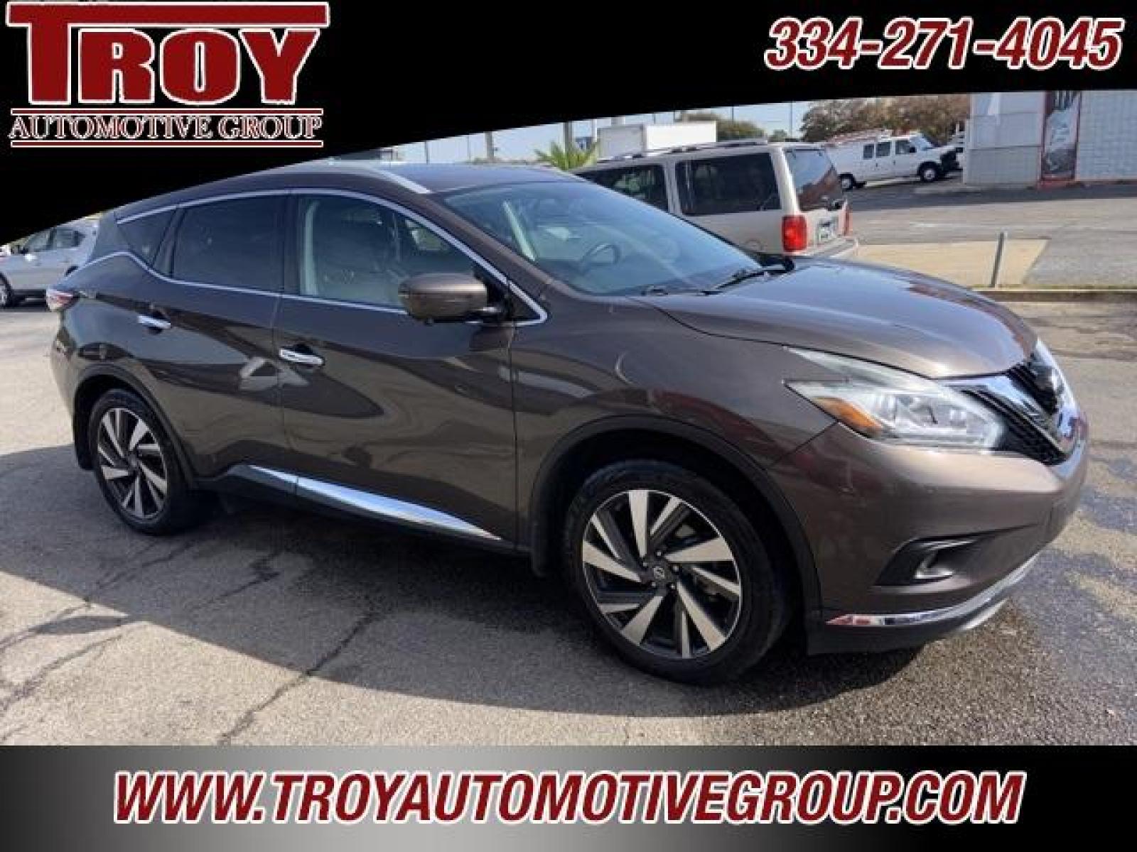 2018 Java Metallic /Mocha Nissan Murano Platinum (5N1AZ2MG8JN) with an 3.5L V6 DOHC 24V engine, CVT transmission, located at 6812 Atlanta Hwy, Montgomery, AL, 36117, (334) 271-4045, 32.382118, -86.178673 - Java Metallic 2018 Nissan Murano Platinum FWD 3.5L V6 DOHC 24V CVT with Xtronic<br><br>Financing Available---Top Value for Trades.<br><br>21/28 City/Highway MPG - Photo #7