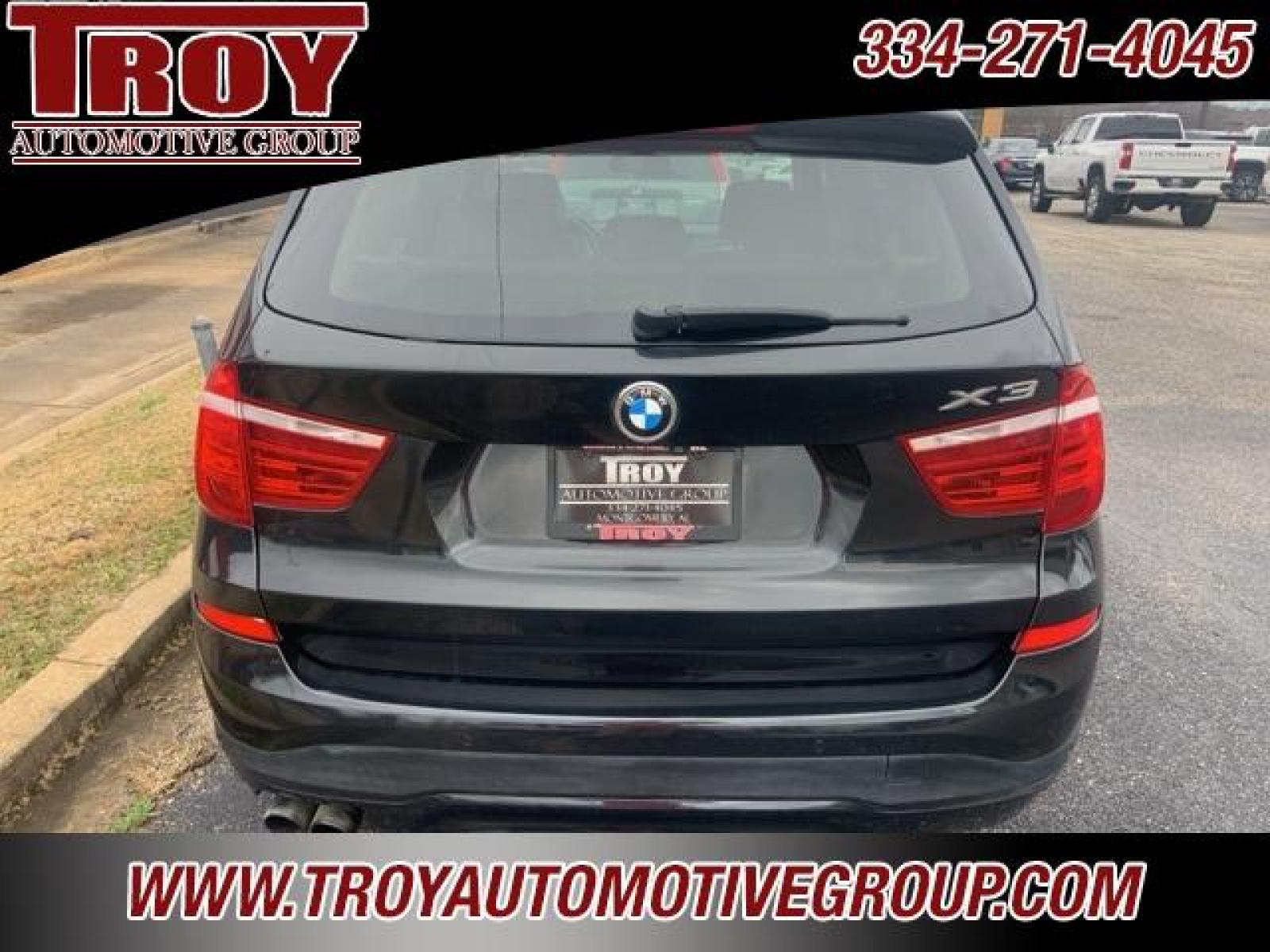 2015 Black Sapphire Metallic /Sand Beige BMW X3 xDrive28i (5UXWX9C58F0) with an 2.0L I4 TwinPower Turbo engine, Automatic transmission, located at 6812 Atlanta Hwy, Montgomery, AL, 36117, (334) 271-4045, 32.382118, -86.178673 - Black Sapphire Metallic 2015 BMW X3 xDrive28i AWD 2.0L I4 TwinPower Turbo 8-Speed Automatic<br><br>Financing Available---Top Value for Trades.<br><br>21/28 City/Highway MPG<br><br><br>Reviews:<br> * If you want your upscale SUV to accent ''sport,'' then the 2015 BMW X3 may just be the ticket. Of co - Photo #7