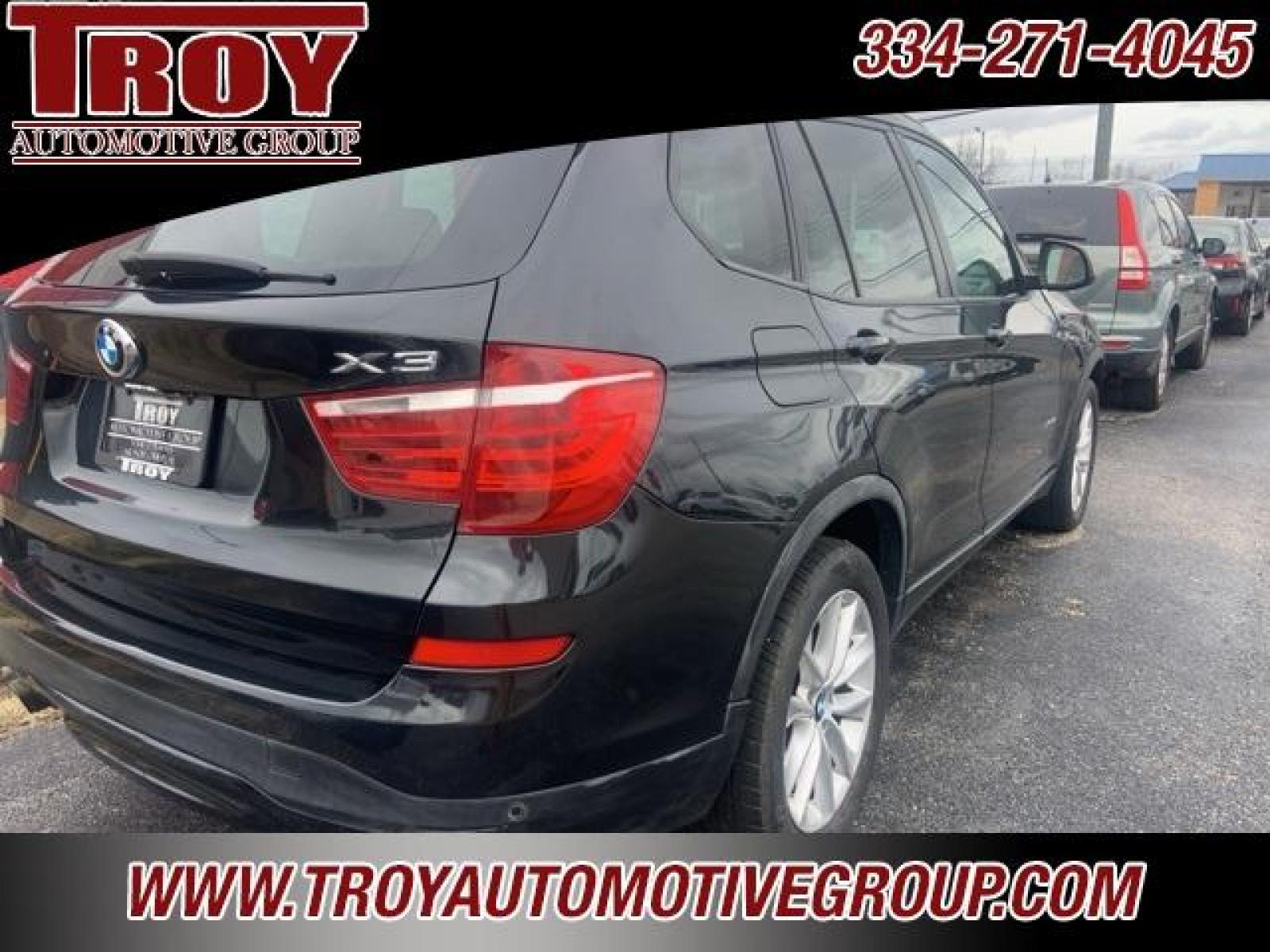 2015 Black Sapphire Metallic /Sand Beige BMW X3 xDrive28i (5UXWX9C58F0) with an 2.0L I4 TwinPower Turbo engine, Automatic transmission, located at 6812 Atlanta Hwy, Montgomery, AL, 36117, (334) 271-4045, 32.382118, -86.178673 - Black Sapphire Metallic 2015 BMW X3 xDrive28i AWD 2.0L I4 TwinPower Turbo 8-Speed Automatic<br><br>Financing Available---Top Value for Trades.<br><br>21/28 City/Highway MPG<br><br><br>Reviews:<br> * If you want your upscale SUV to accent ''sport,'' then the 2015 BMW X3 may just be the ticket. Of co - Photo #8