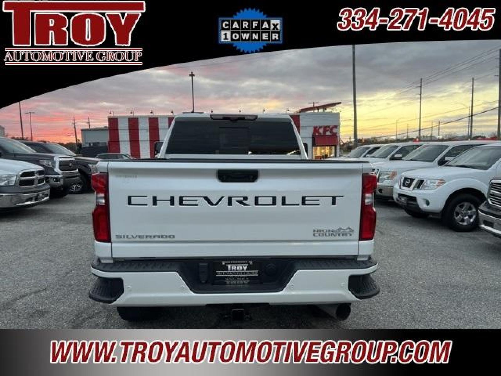 2022 Summit White /Jet Black Chevrolet Silverado 2500HD High Country (1GC4YREY4NF) with an Duramax 6.6L V8 Turbodiesel engine, Automatic transmission, located at 6812 Atlanta Hwy, Montgomery, AL, 36117, (334) 271-4045, 32.382118, -86.178673 - 2022' Chevrolet Silverado 2500 HD High Country, 37k miles, One-Owner Truck, 6.6Ltr Duramax Diesel, Allison Automatic Transmission, Heated/Cooled Seats, Power Sliding Moonroof, Technology Pkg (Heads Up Display, Surround View Cameras, Camera fed Rear View Camera), Lane Change Assist, Adaptive Cruise C - Photo #8